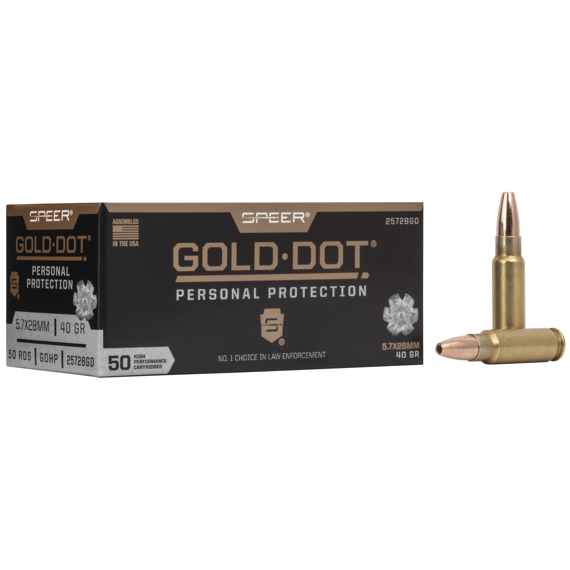 SPR GOLD DOT 5.7X28MM 40GR HP 50 500