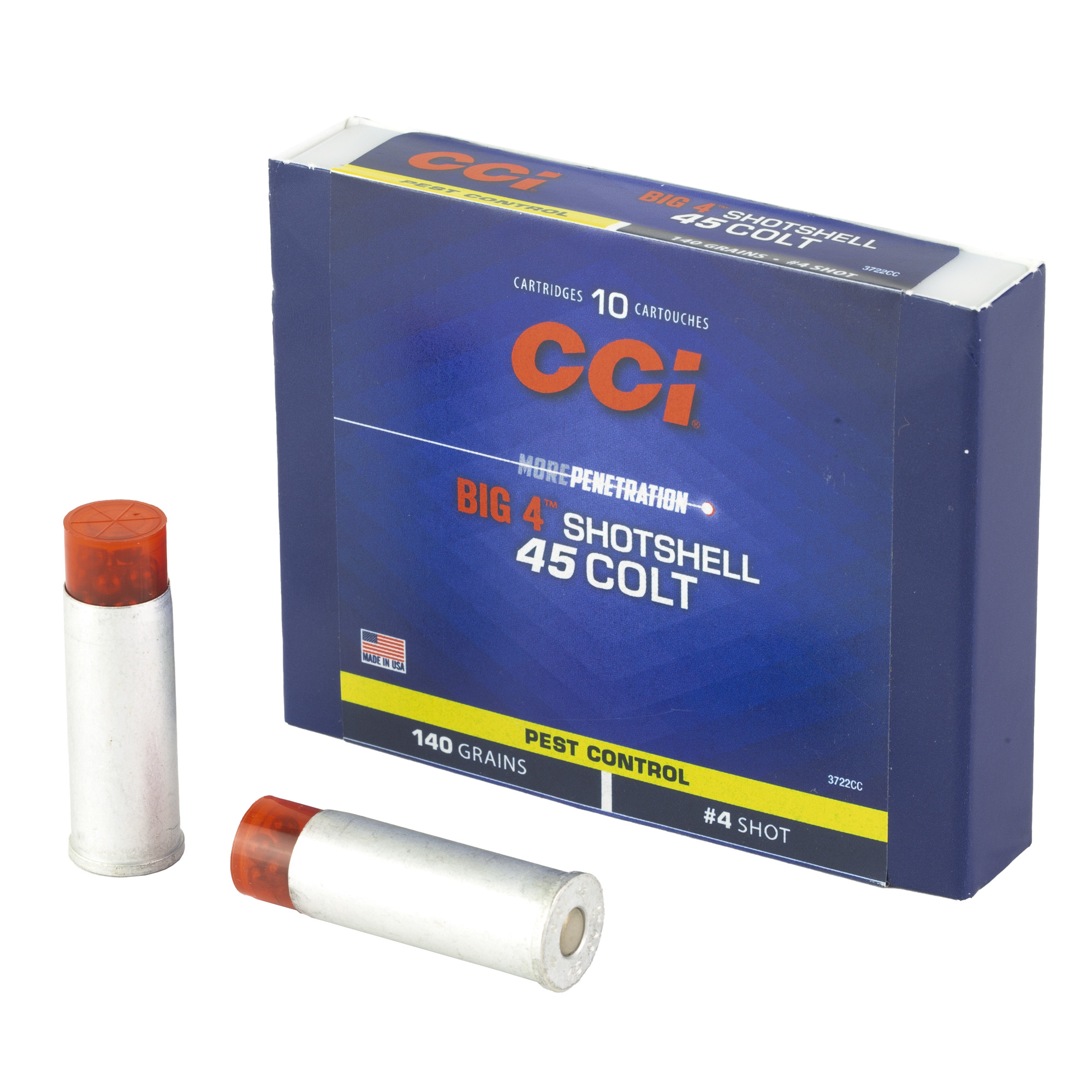 CCI Ammunition 45LC #4 SHOTSHELL10 200