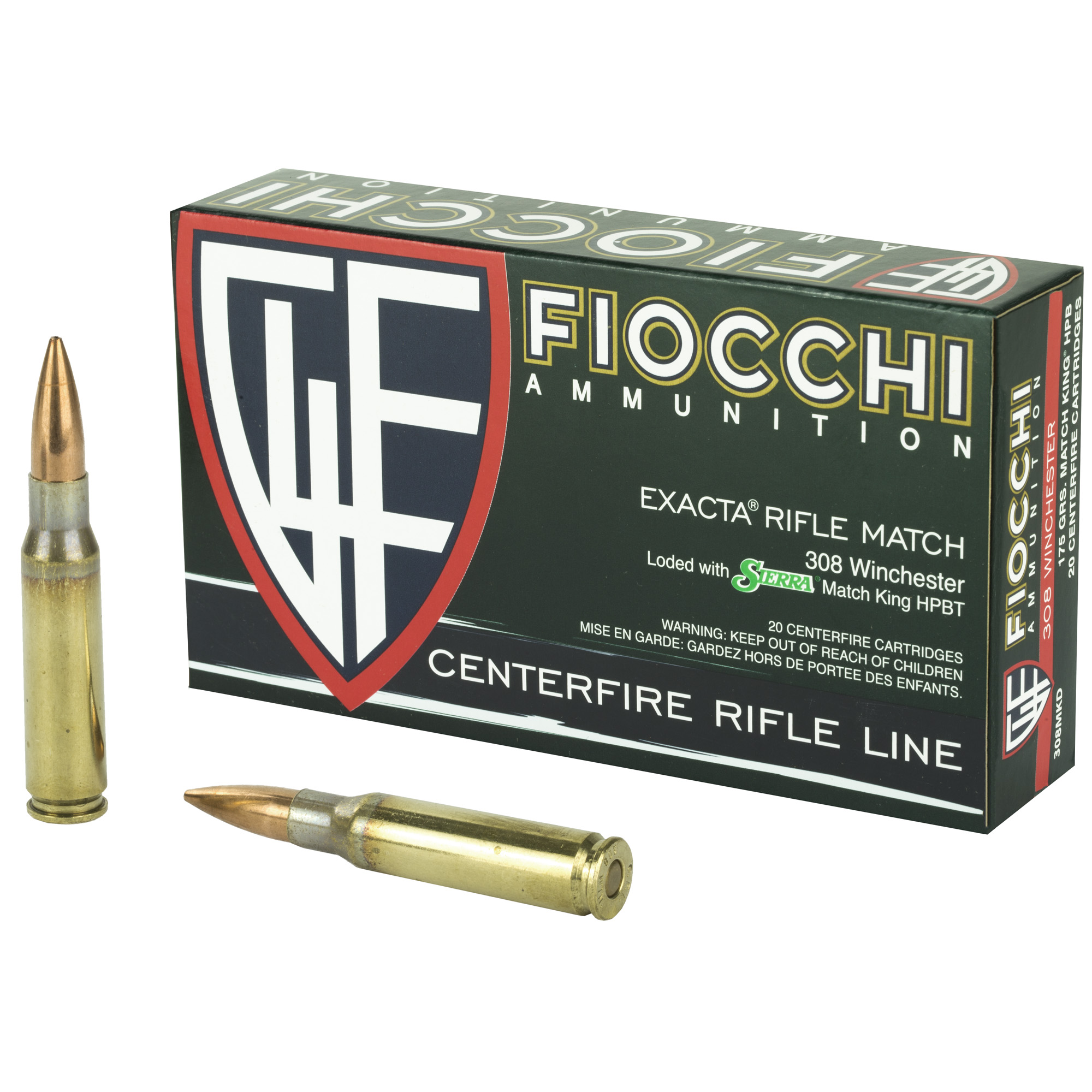 FIOCCHI 308 WIN 175GR HPBT MK 20 200