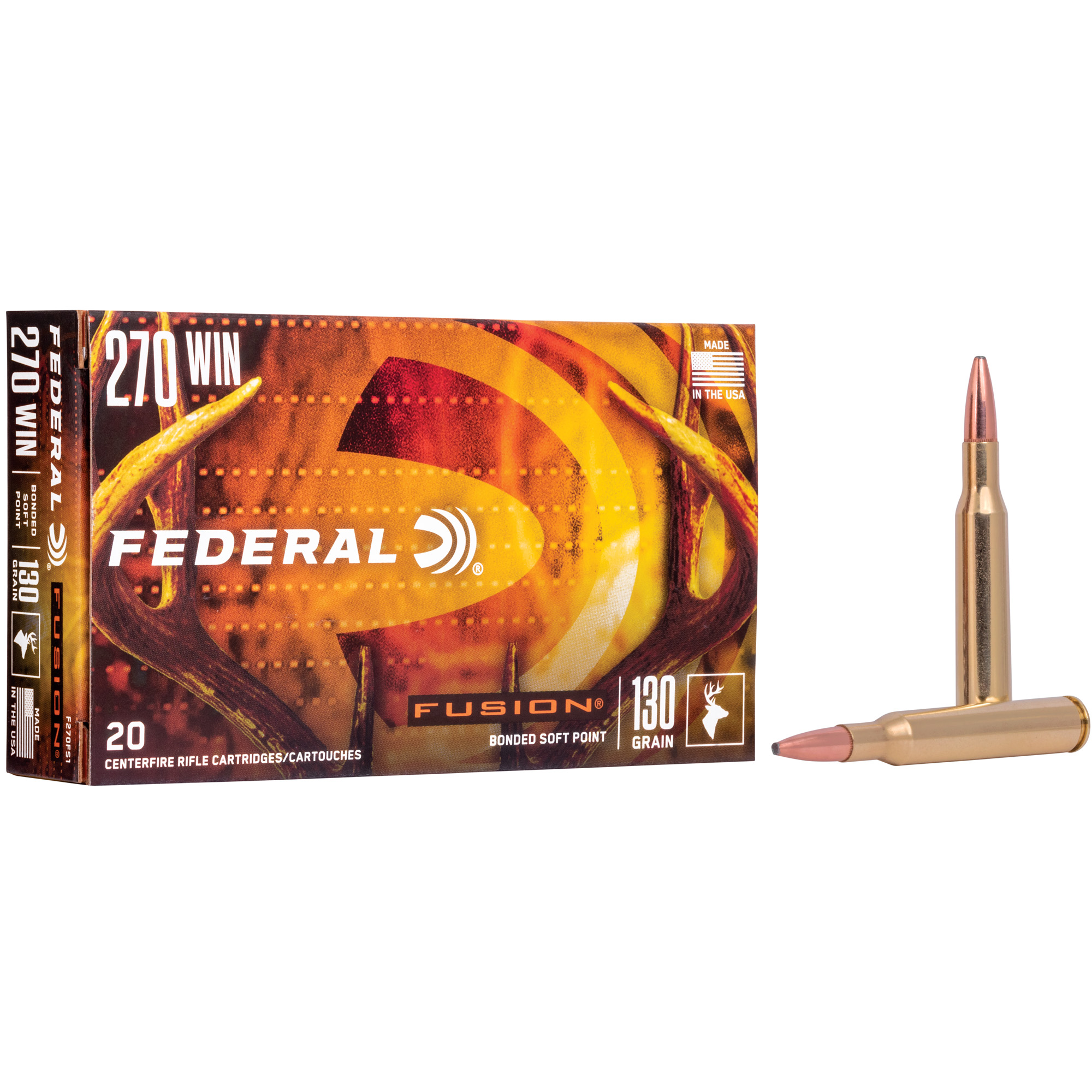 FUSION 270WINCHESTER AMMUNITION 130GR 20 200