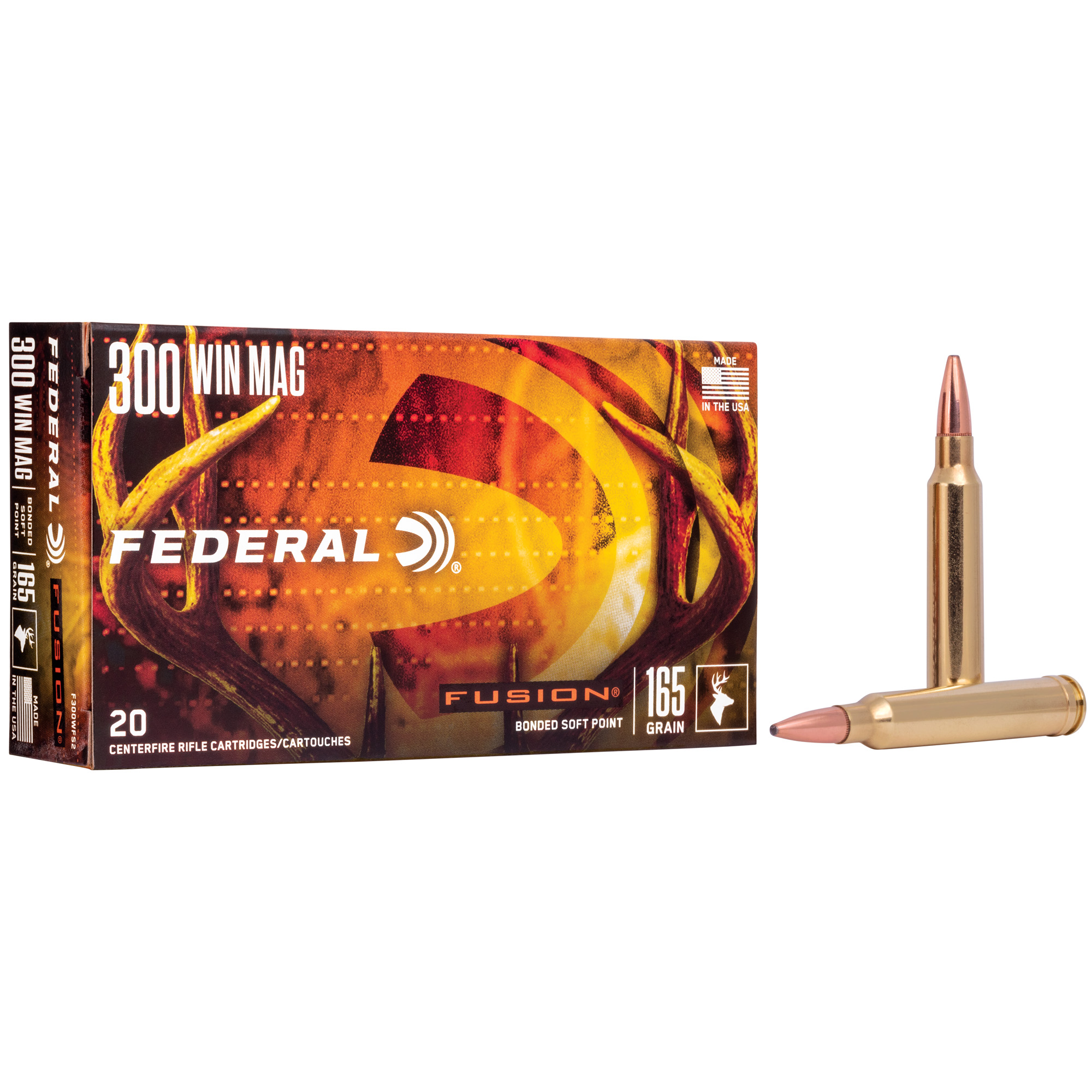 FUSION 300WINCHESTER AMMUNITION 165GR 20 200