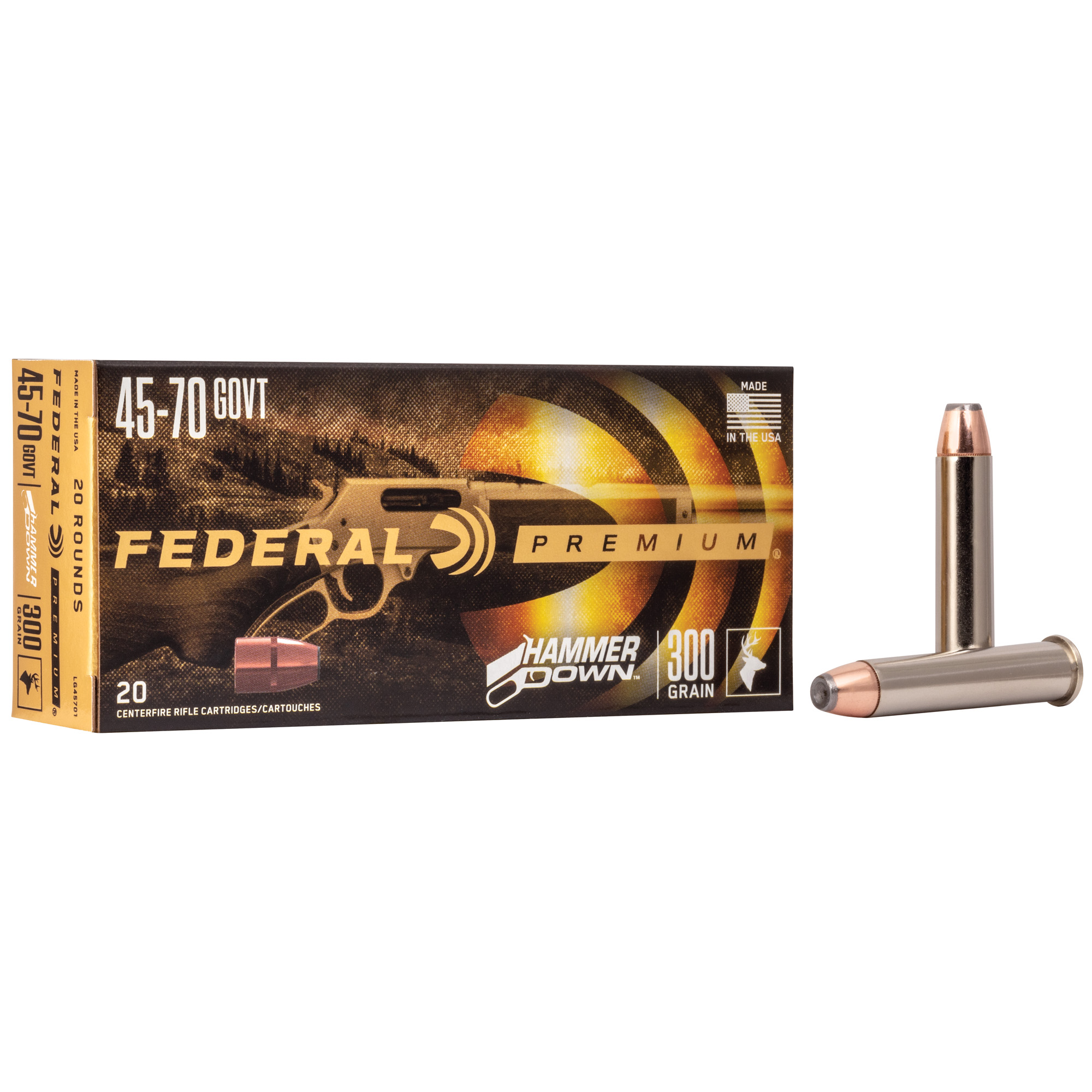 FEDERAL HMR DWN 45-70GVT 300GR SP 20 200