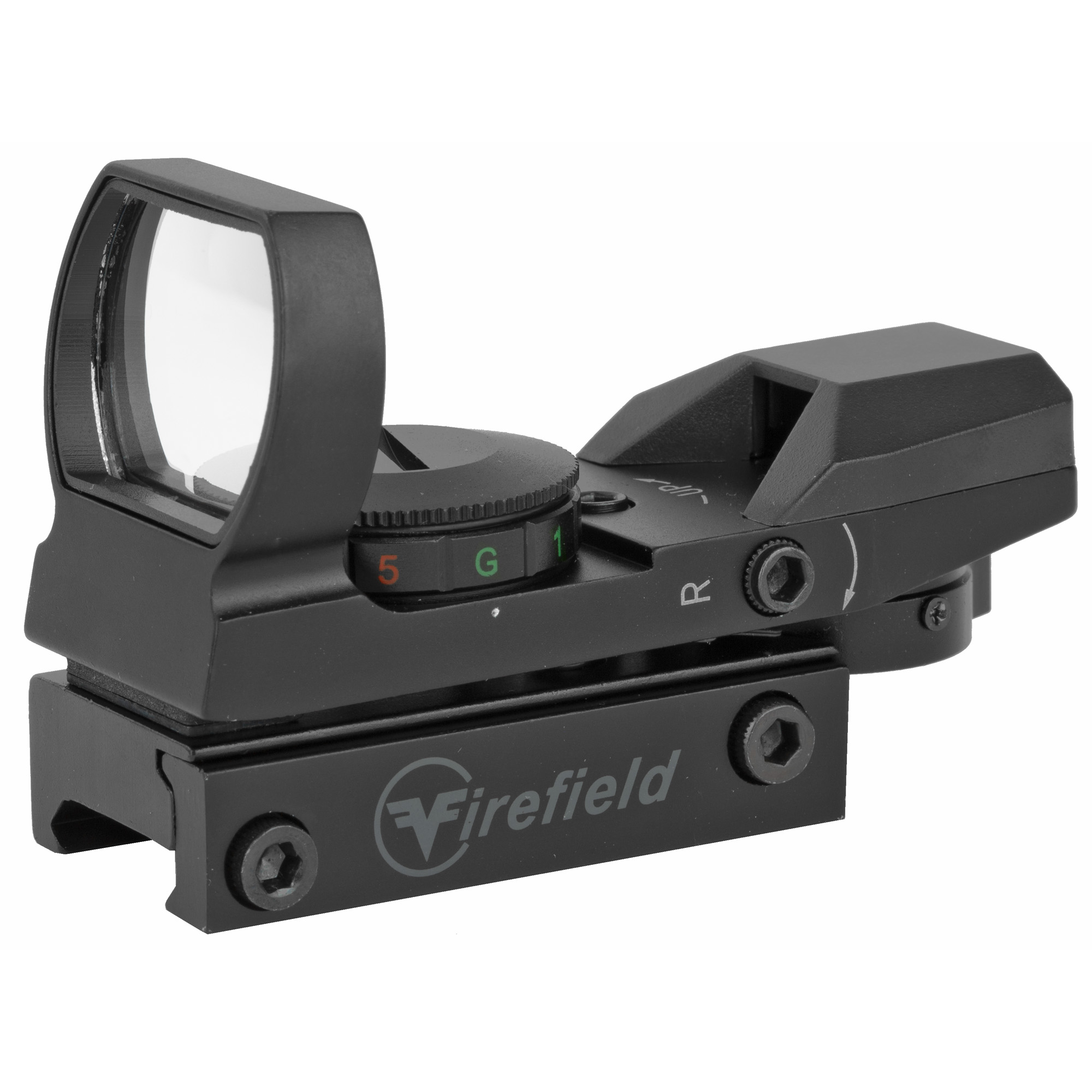 FIREFIELD REFLEX SIGHT RED/GREEN 4 RETICLE OPTIONS W/ BLACK FINISH