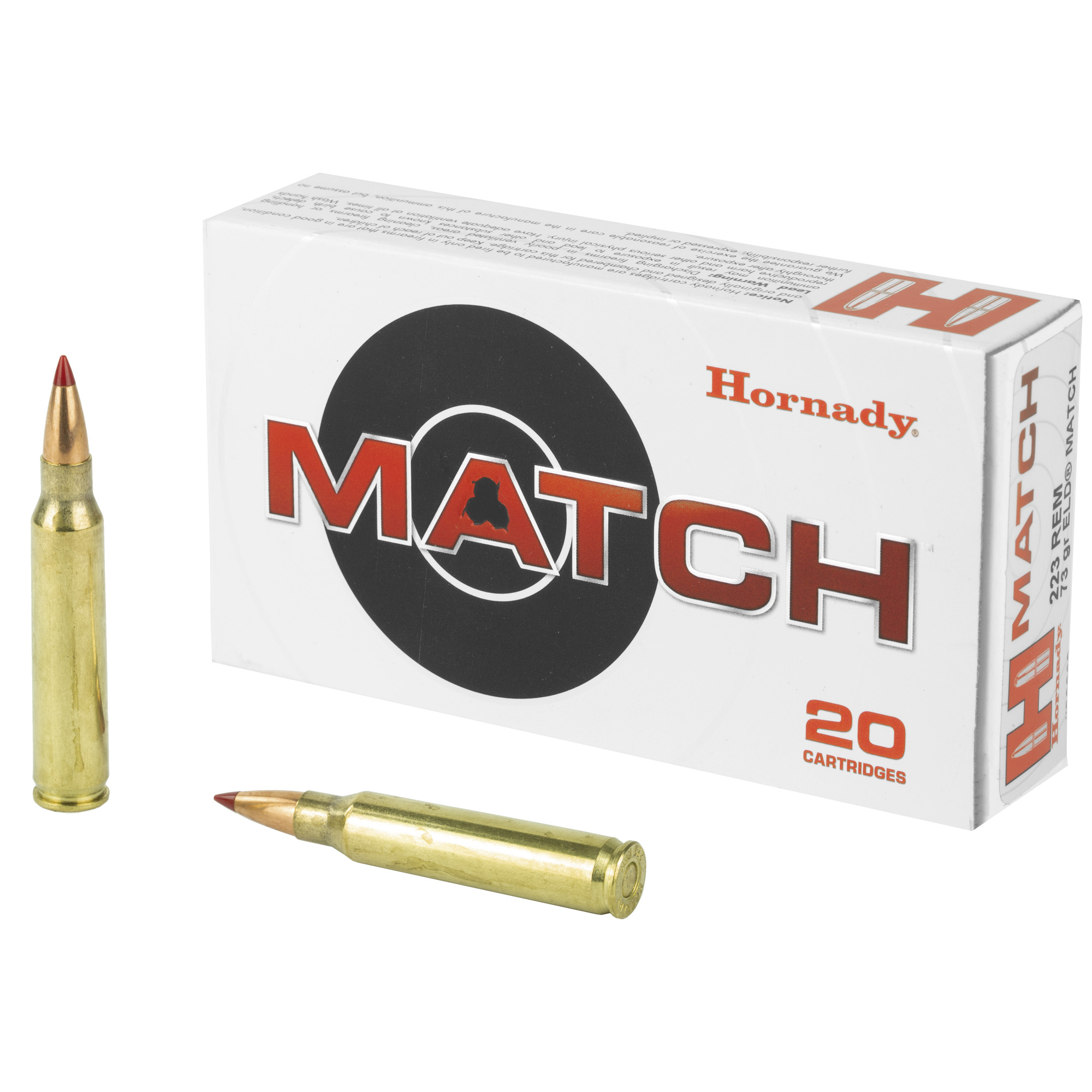 HORNADY 223REMINGTON 73GR ELD-M 20 200