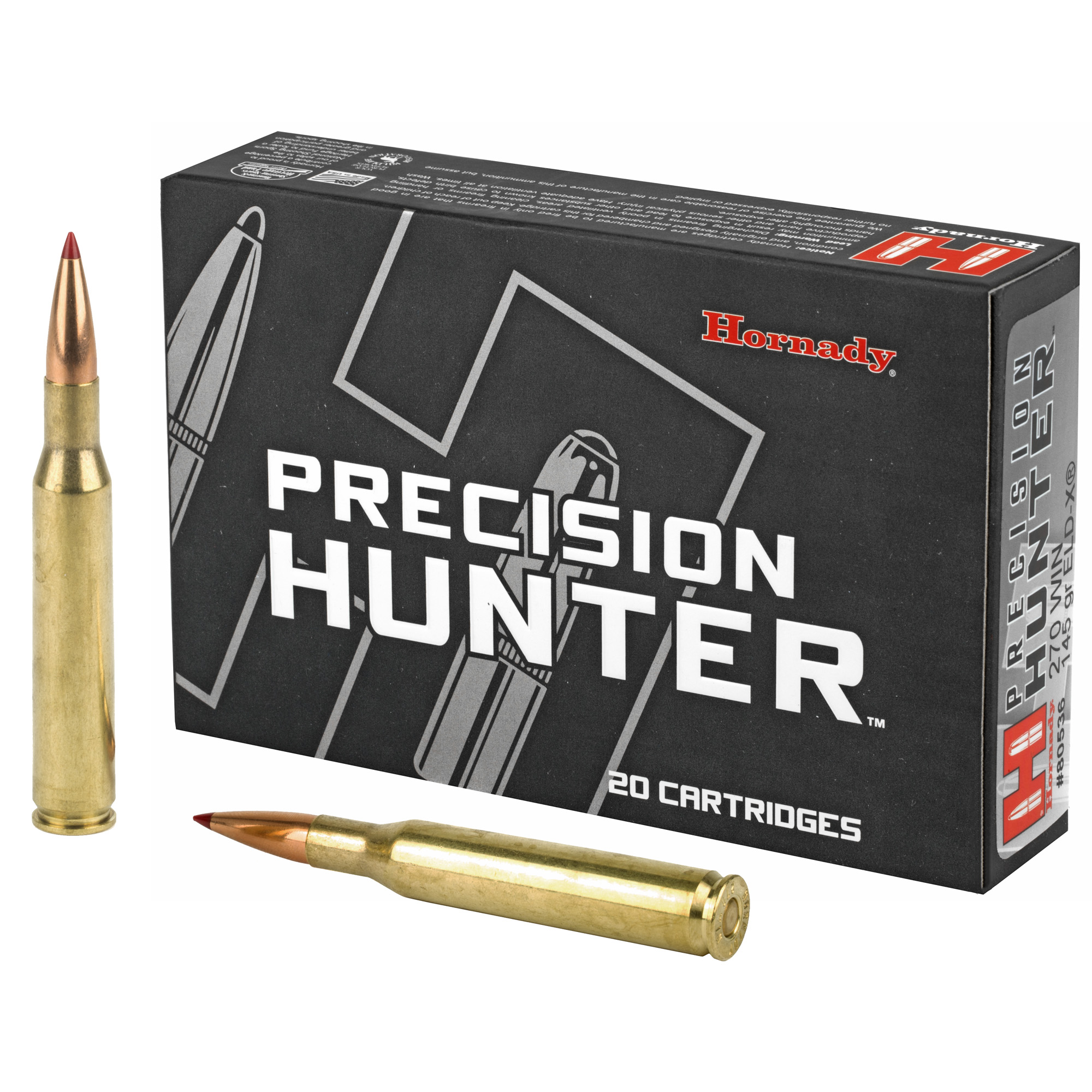 HORNADY PH 270WINCHESTER AMMUNITION 145GR ELD-X 20 200