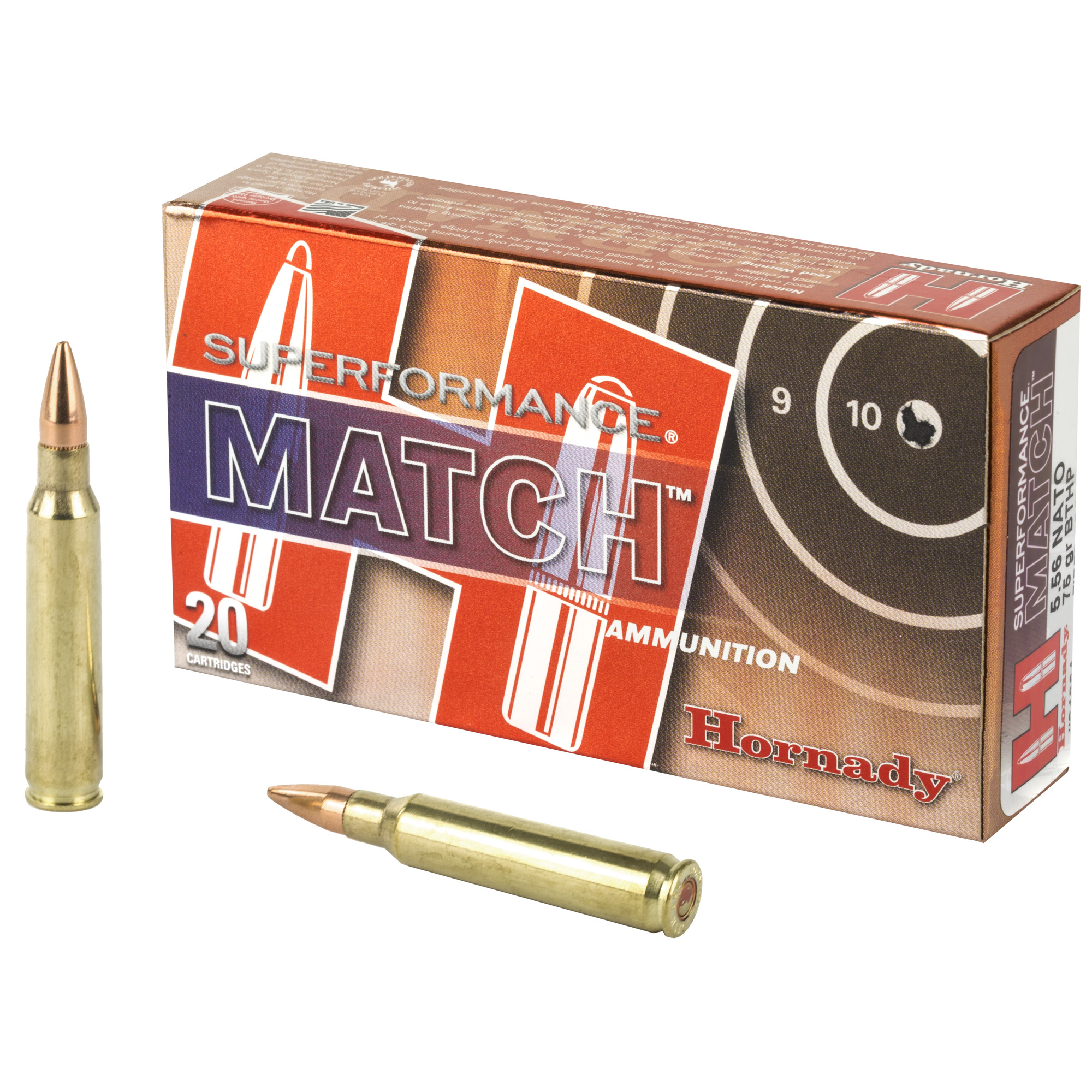 HORNADY SF 556NATO 75GR BTHP MT 20 200