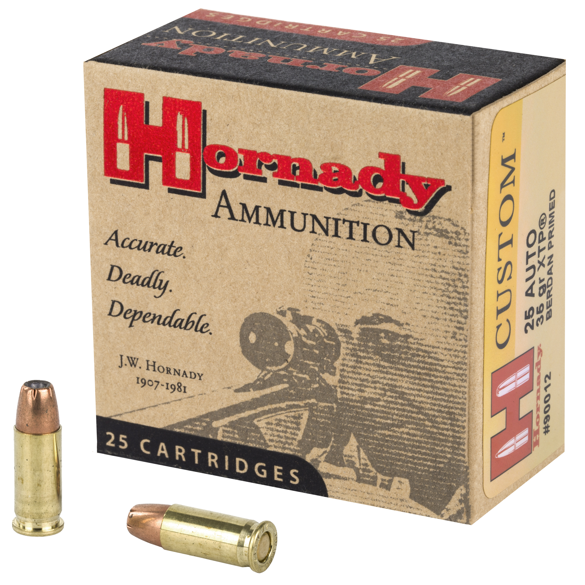 HORNADY 25ACP 35GR JHP XTP 25 250