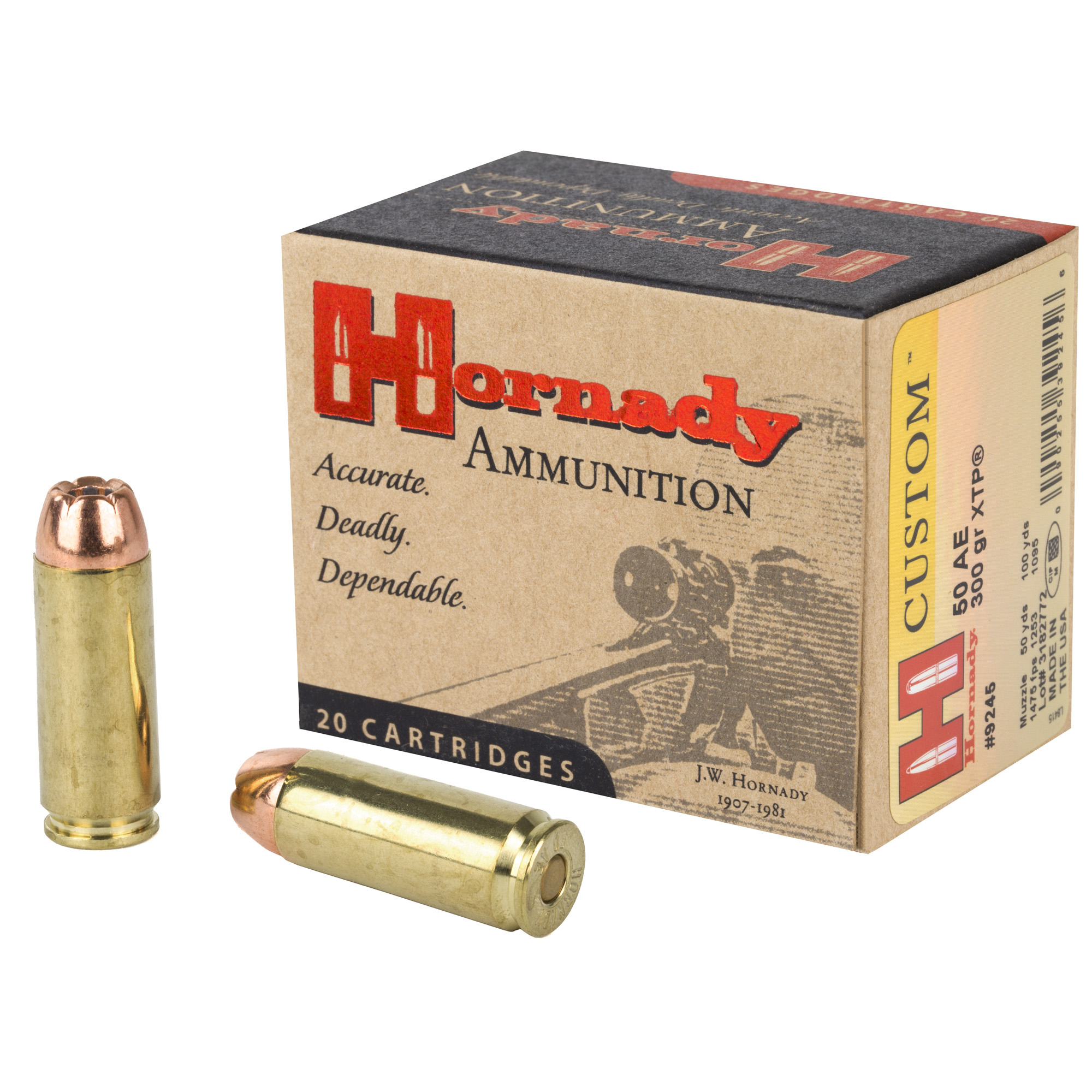HORNADY 50AE 300GR XTP 20 200