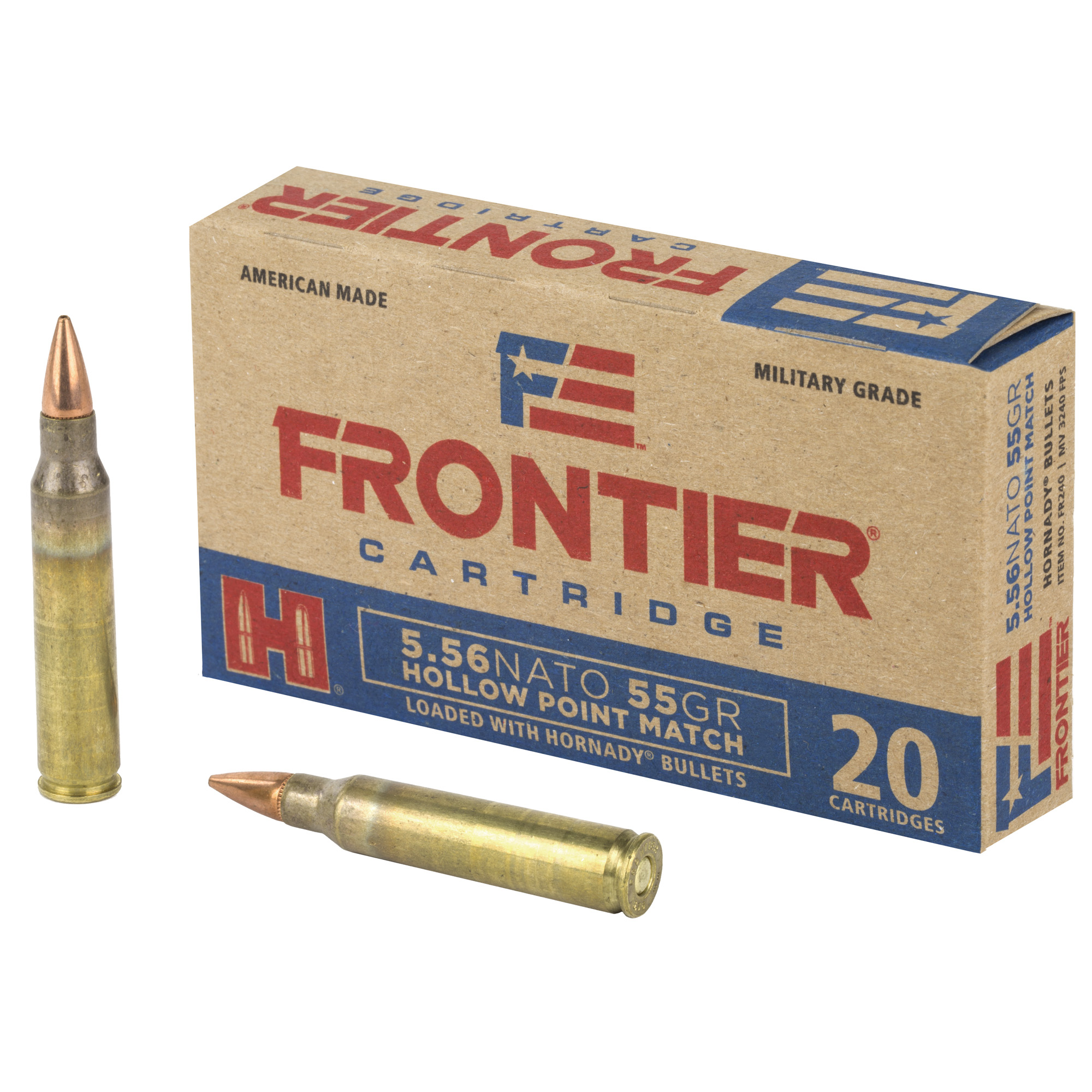 FRONTIER 556NATO 55GR HP MTCH 20 500