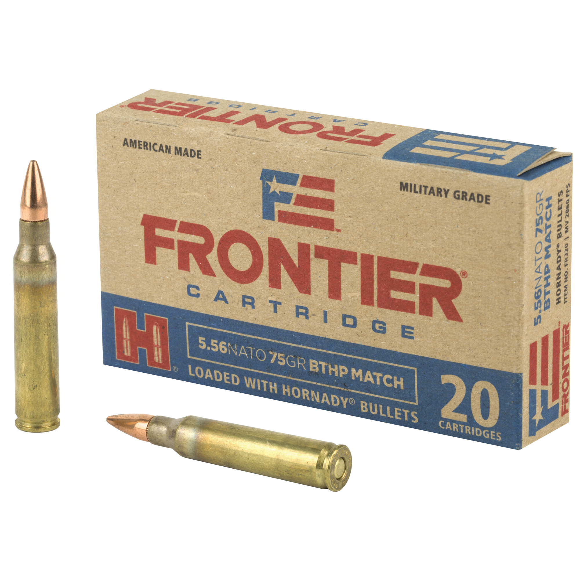 FRONTIER 556NATO 75GR BTHP MTCH 20 5