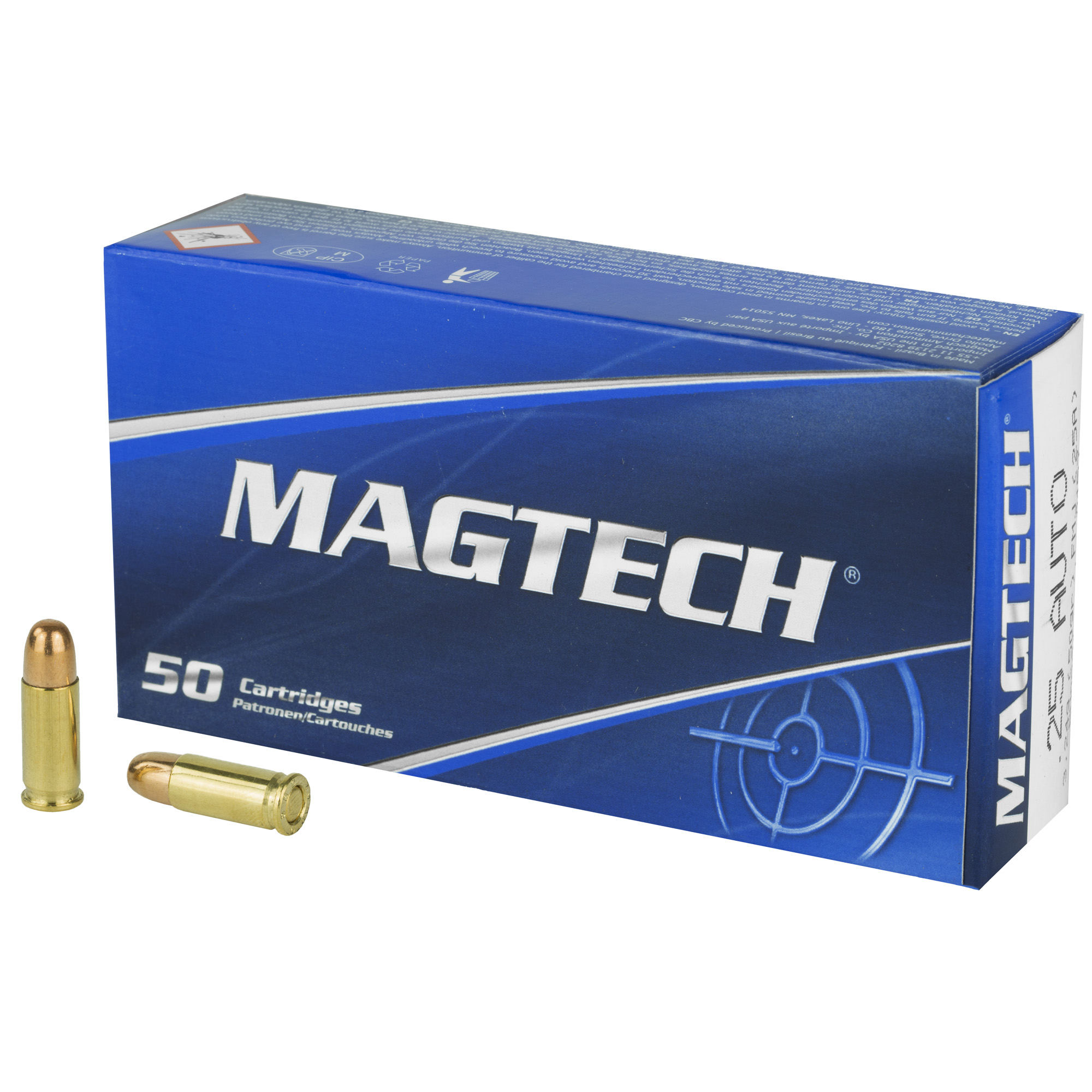 MAGTECH 25ACP 50GR FMJ 50 1000