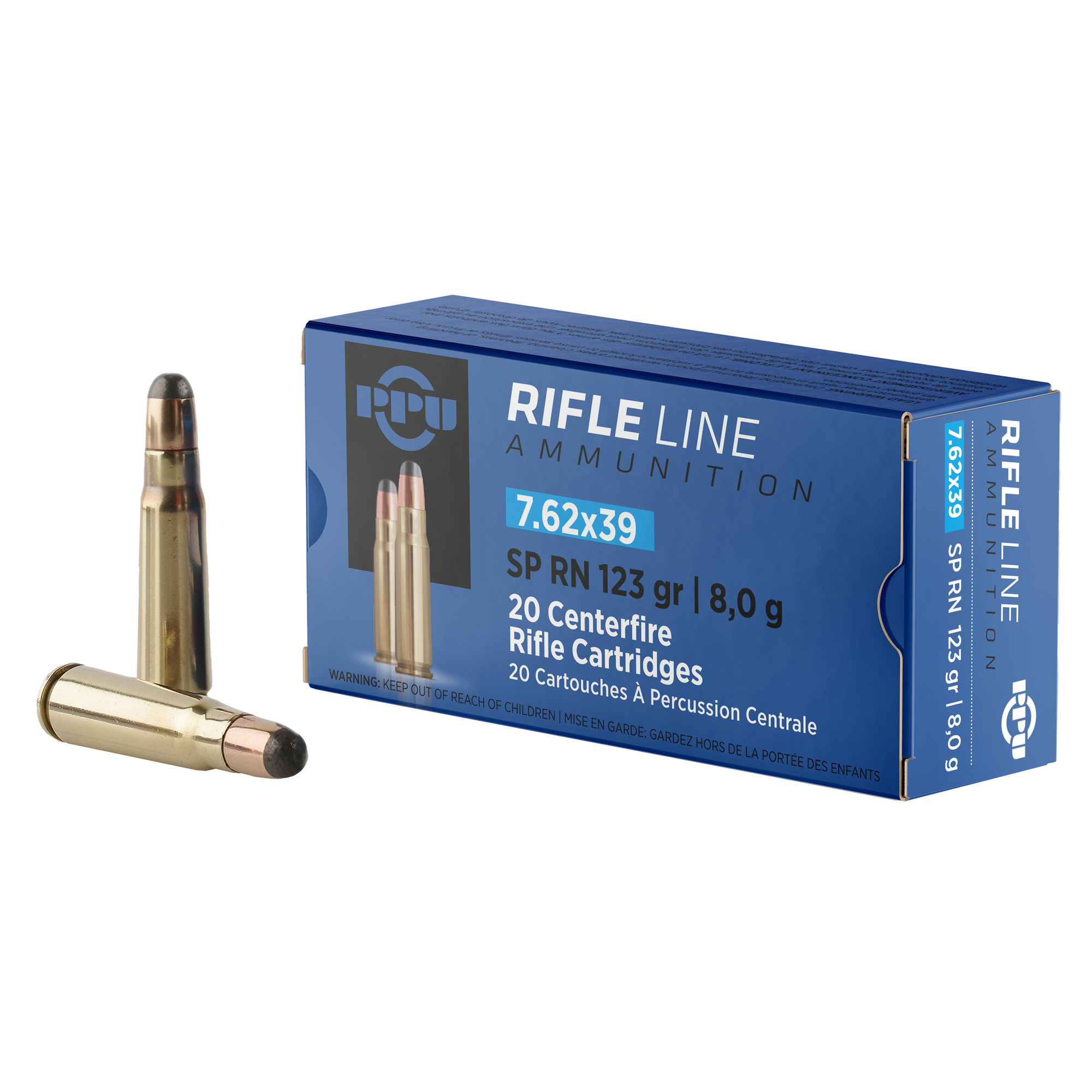 Prvi Partizan 7.62X39 POINTED SP 123GR 20 1000