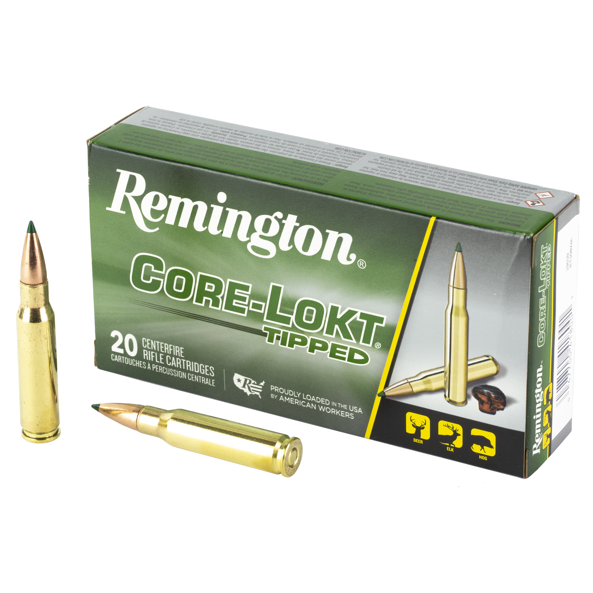 REMINGTON 308 WINCHESTER AMMUNITION 150GR CLOK TIPPED 20 200