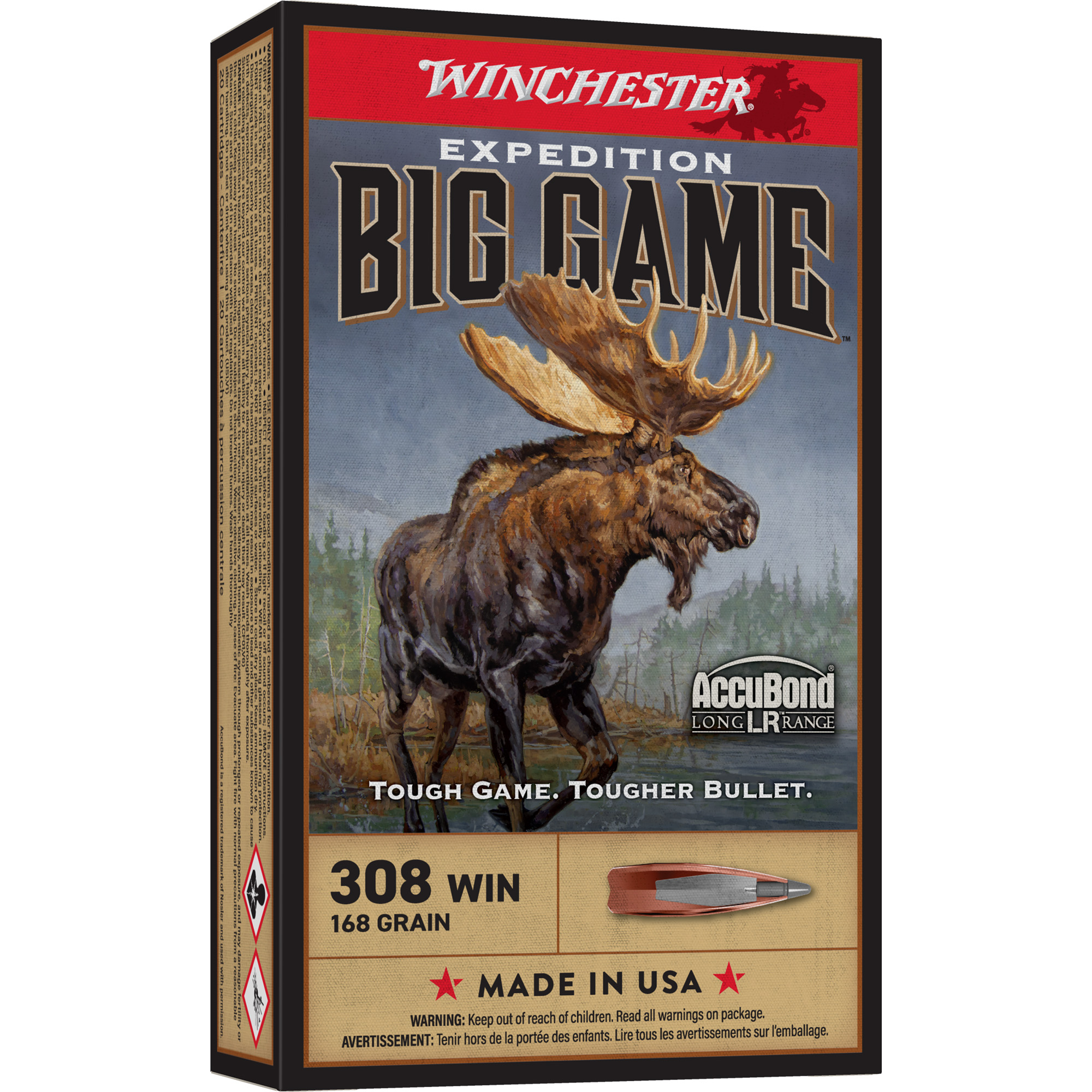 WINCHESTER AMMUNITION 308 WIN 168GR ACCUBOND LR 20 200
