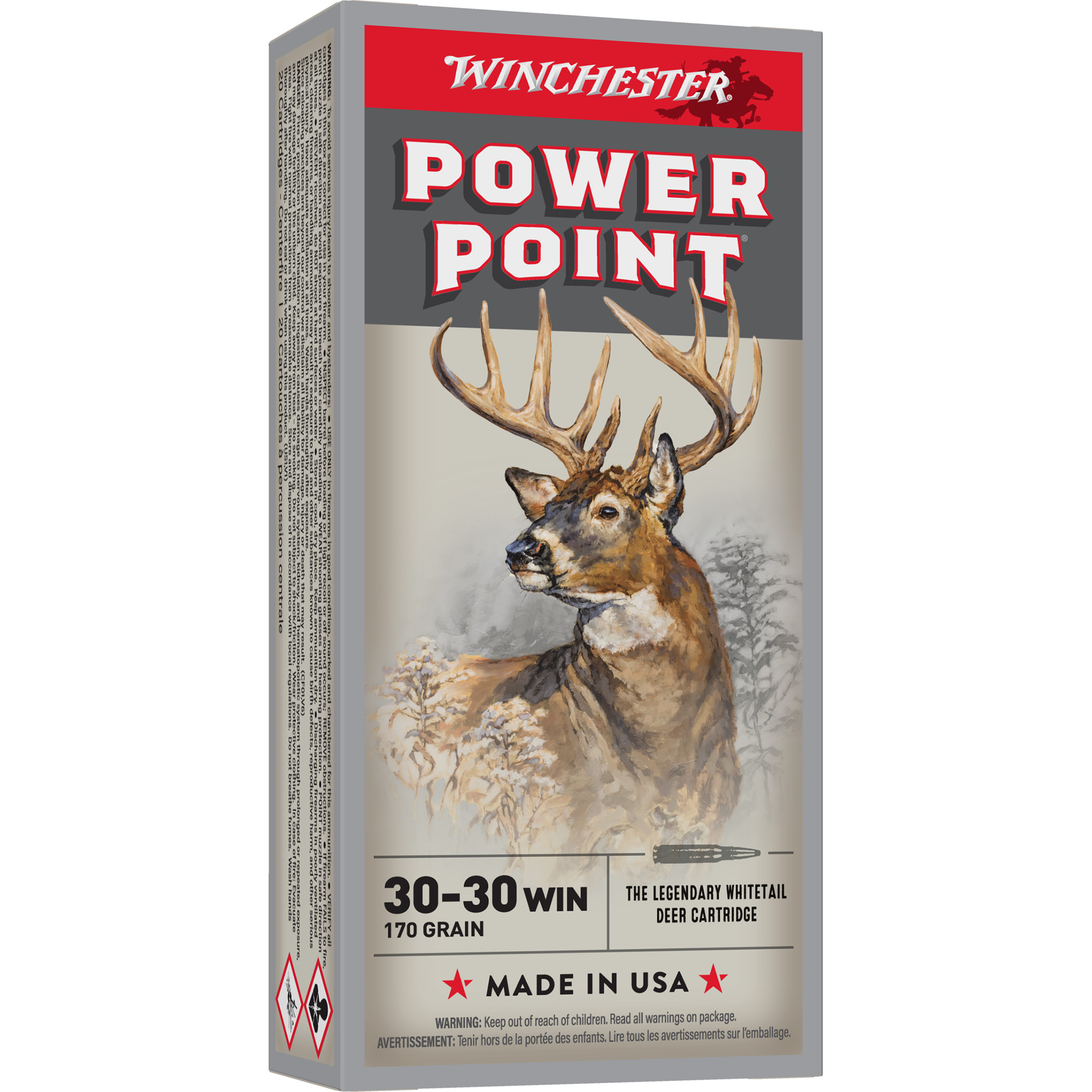 WINCHESTER AMMUNITION SPRX PWR PNT 3030WN 170GR 20 200