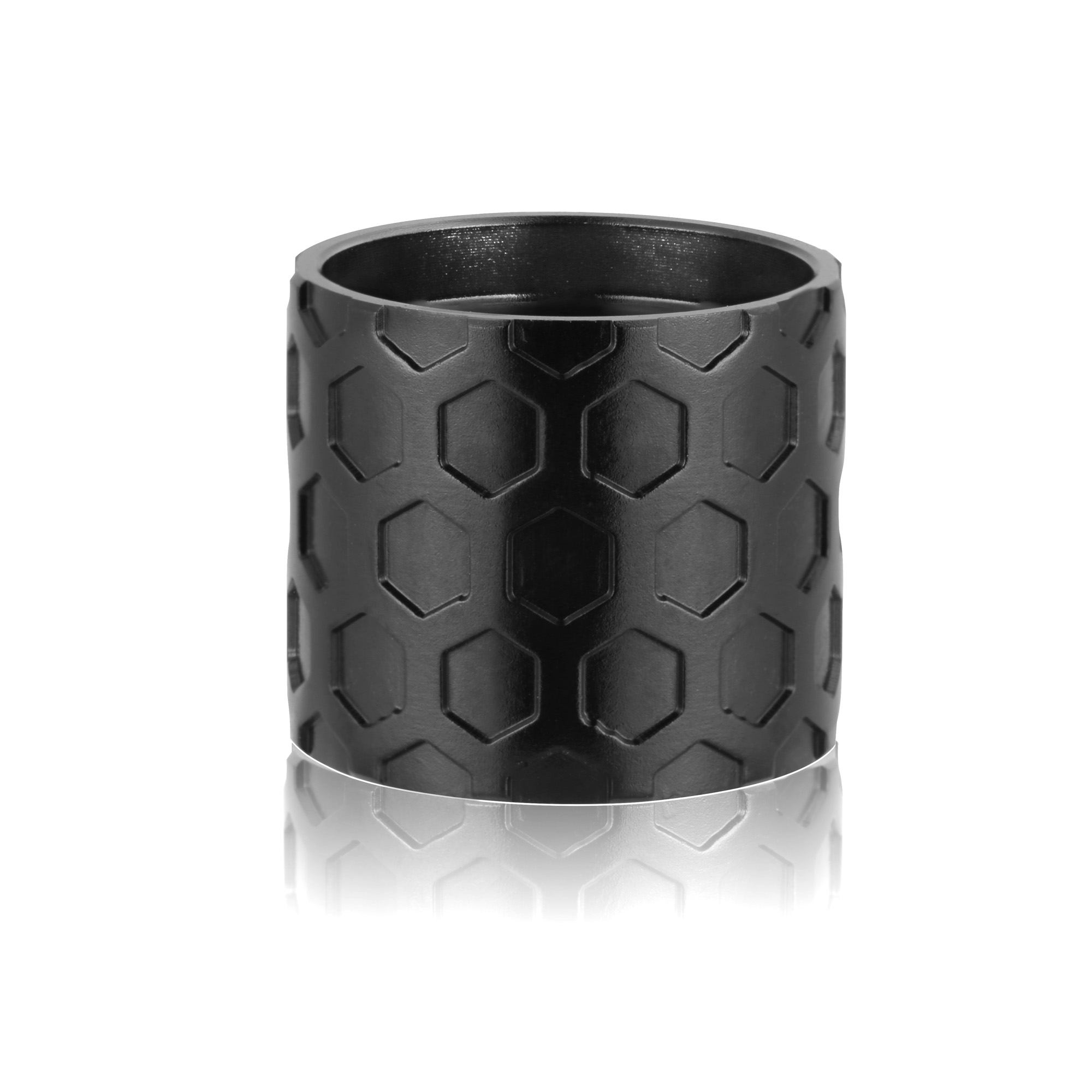 Backup Tactical Honeycomb Rifle Thread Protector 223Rem Black Finish 1/2 x 28 RH