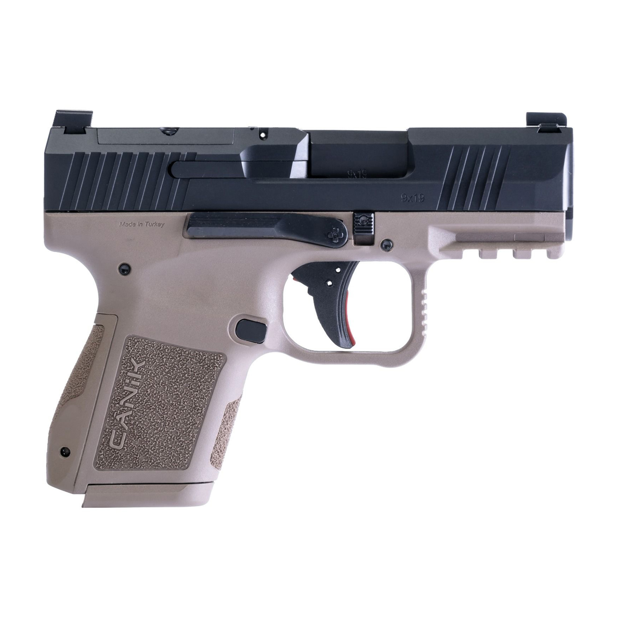 CANIK METE MC9 Semi Automatic 9MM Pistol 3.18" 15RD BK/FDE