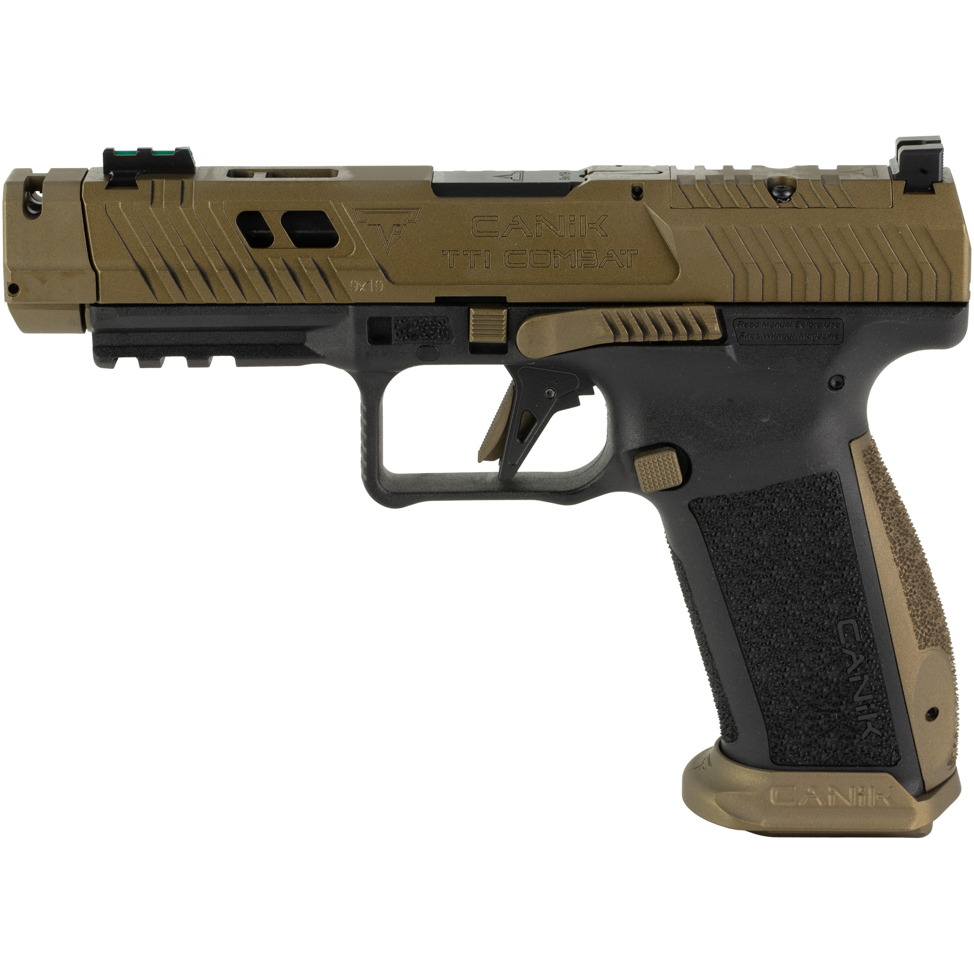 CANIK TTI COMBAT Full Size 9MM Pistol 4.6" 18RD with MO3 RMR Optic