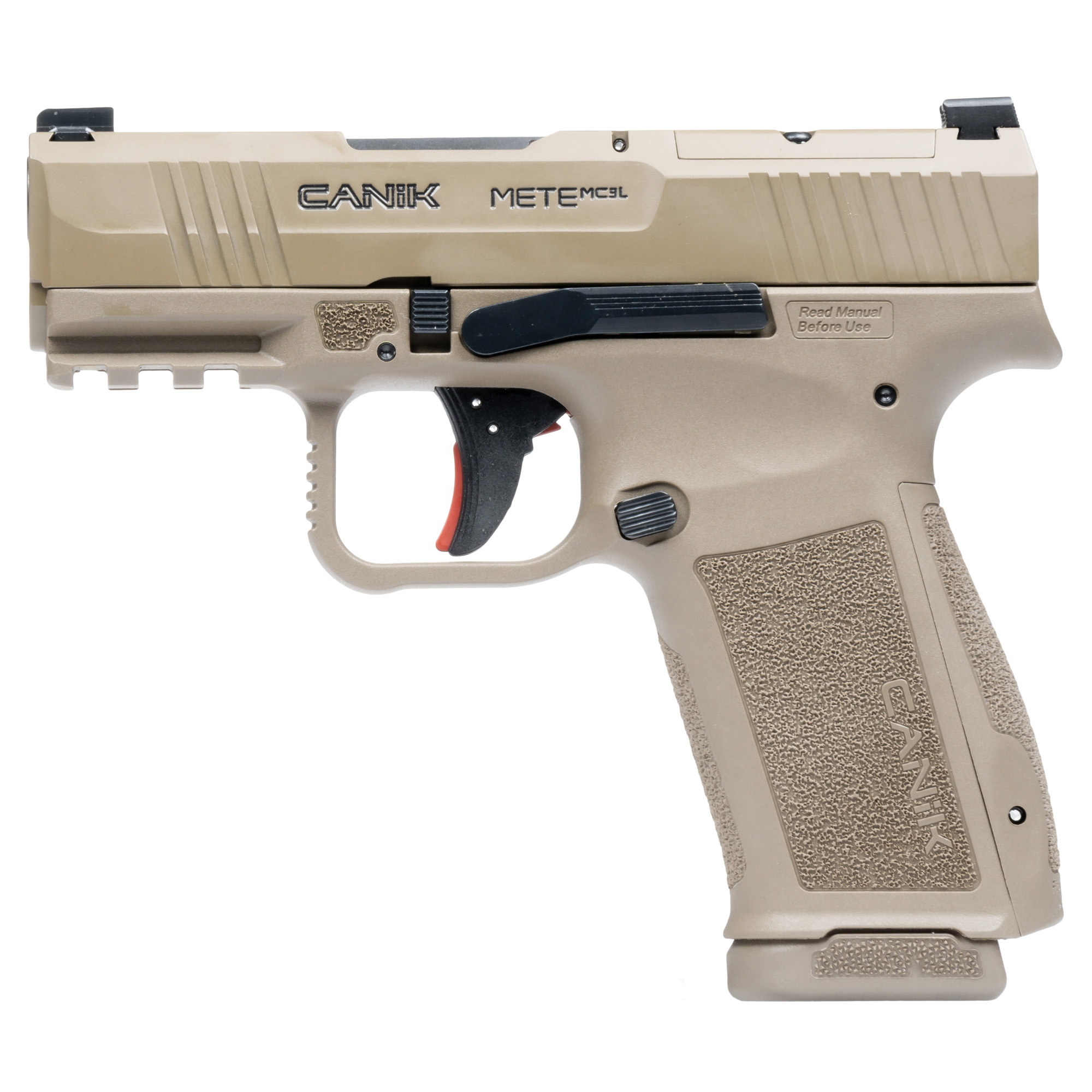 CANIK METE MC9L Semi Automatic 9MM Pistol 3.18" 17RD FDE