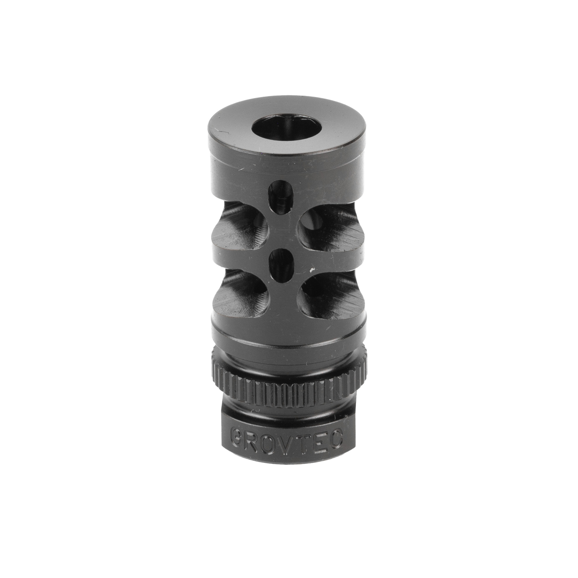 GrovTec G-COMP Compensator 9mm 1/2X36 Thread Pitch Nitride Finish Black