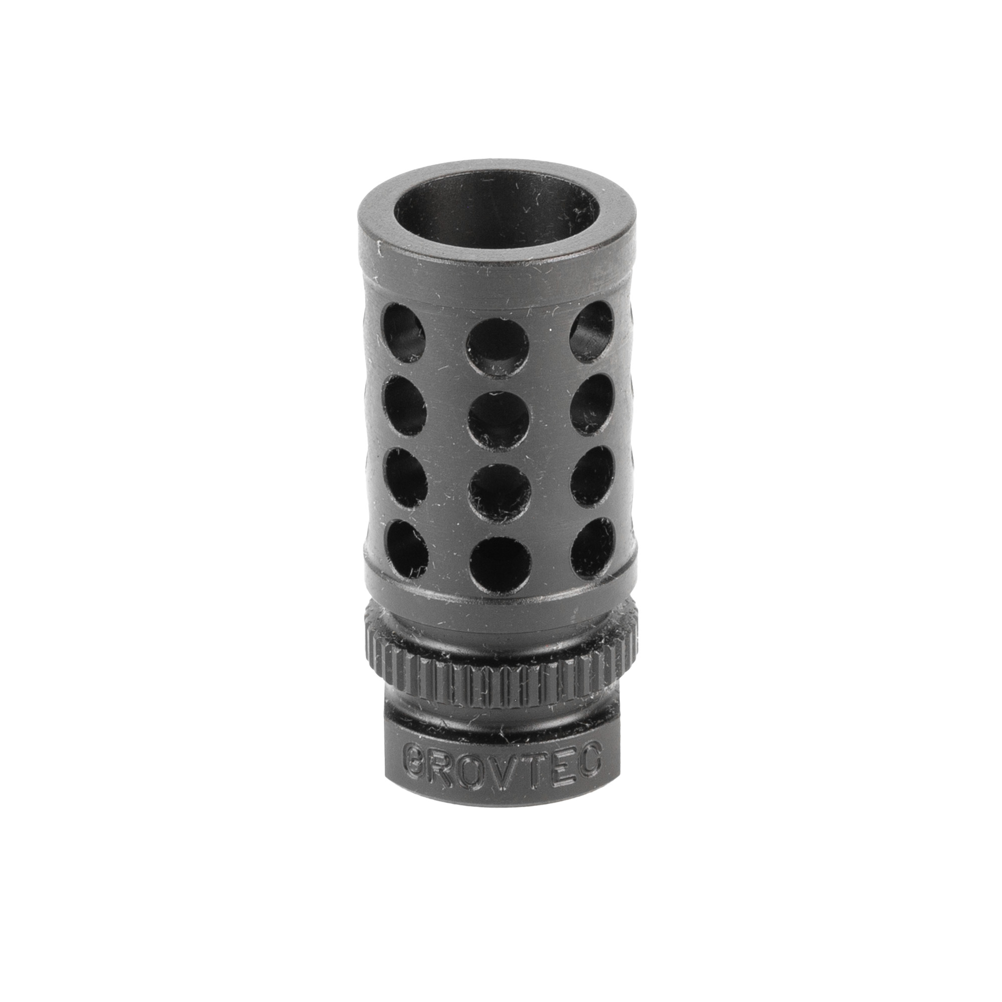 GrovTec G-NITE Flash Hider 9mm 1/2X28 Thread Pitch Nitride Finish Black