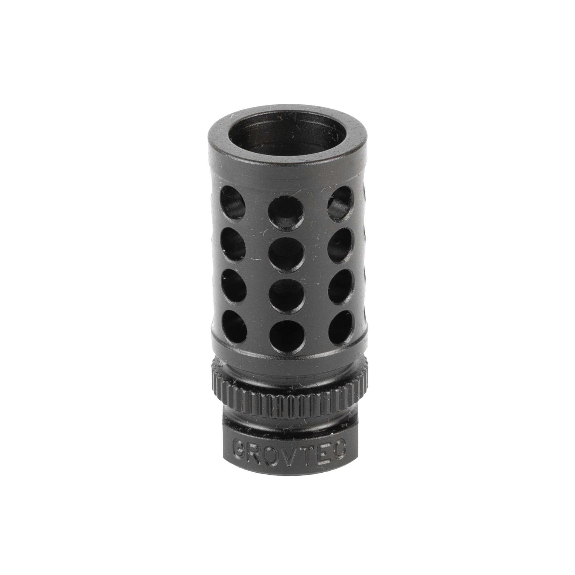 GrovTec G-NITE Flash Hider 9mm 1/2X36 Thread Pitch Nitride Finish Black