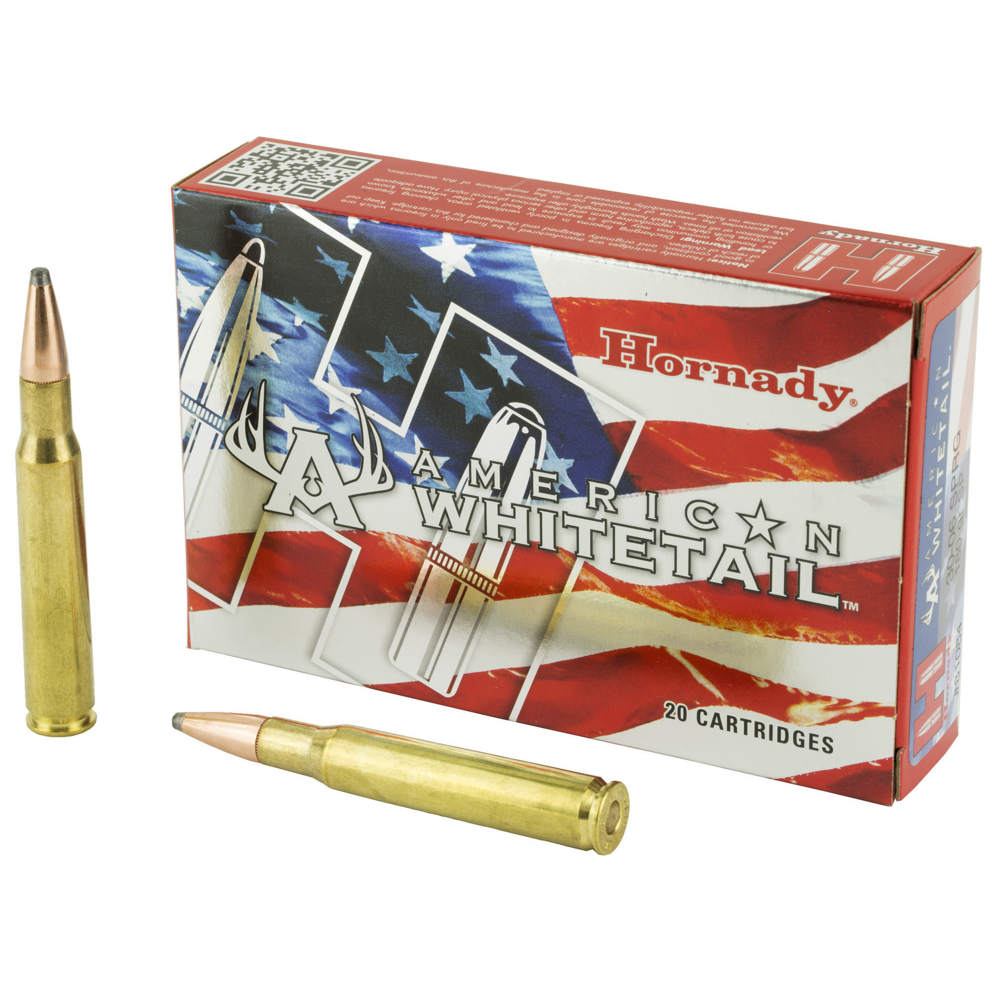 Hornady American Whitetail 30-06 180 Grain InterLock 20 Round Box