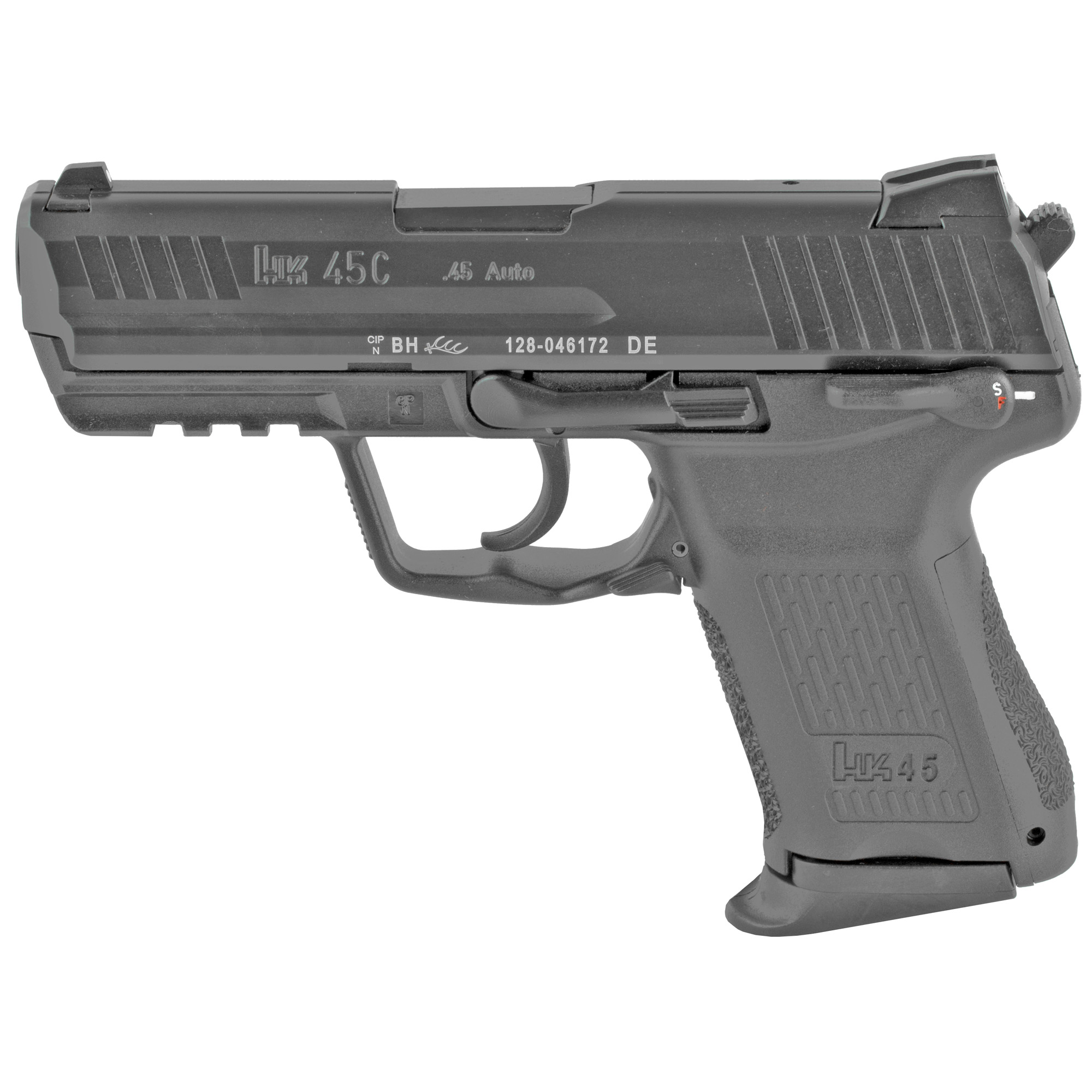 Heckler & Koch Compact Semi Auto Pistol 45ACP 3.94" 8RD in Black V1 DA/SA