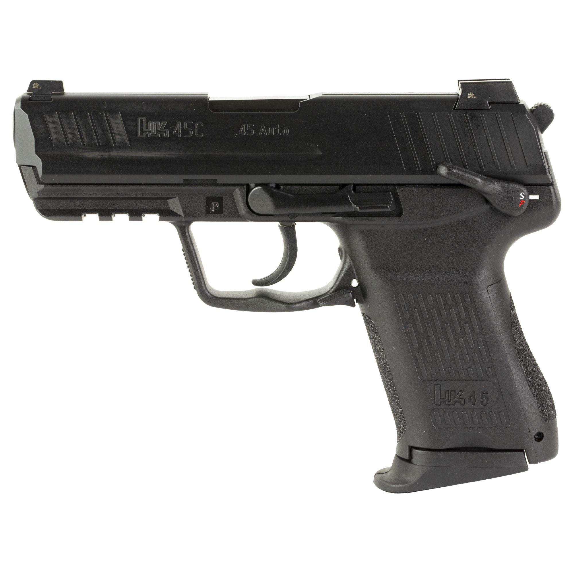 Heckler & Koch Compact Semi Auto Pistol 45ACP 4" 8RD V1 DA/SA with Night Sight