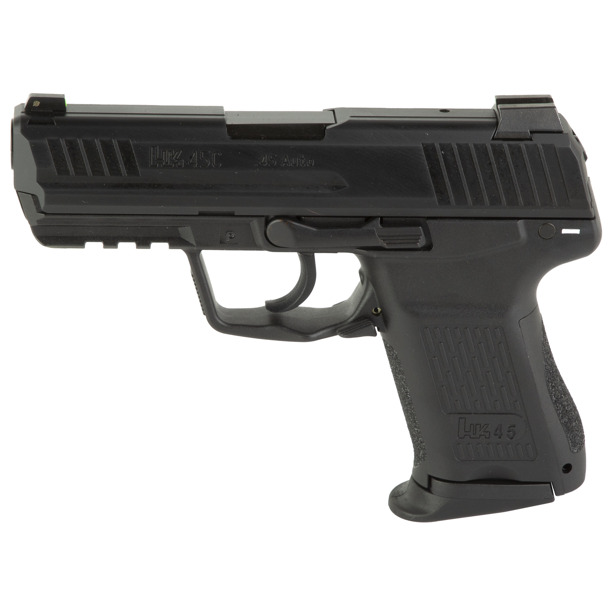 Heckler & Koch Compact Semi Auto Pistol 45ACP 4" 8RD V7 Law Enforcement Modified in Black
