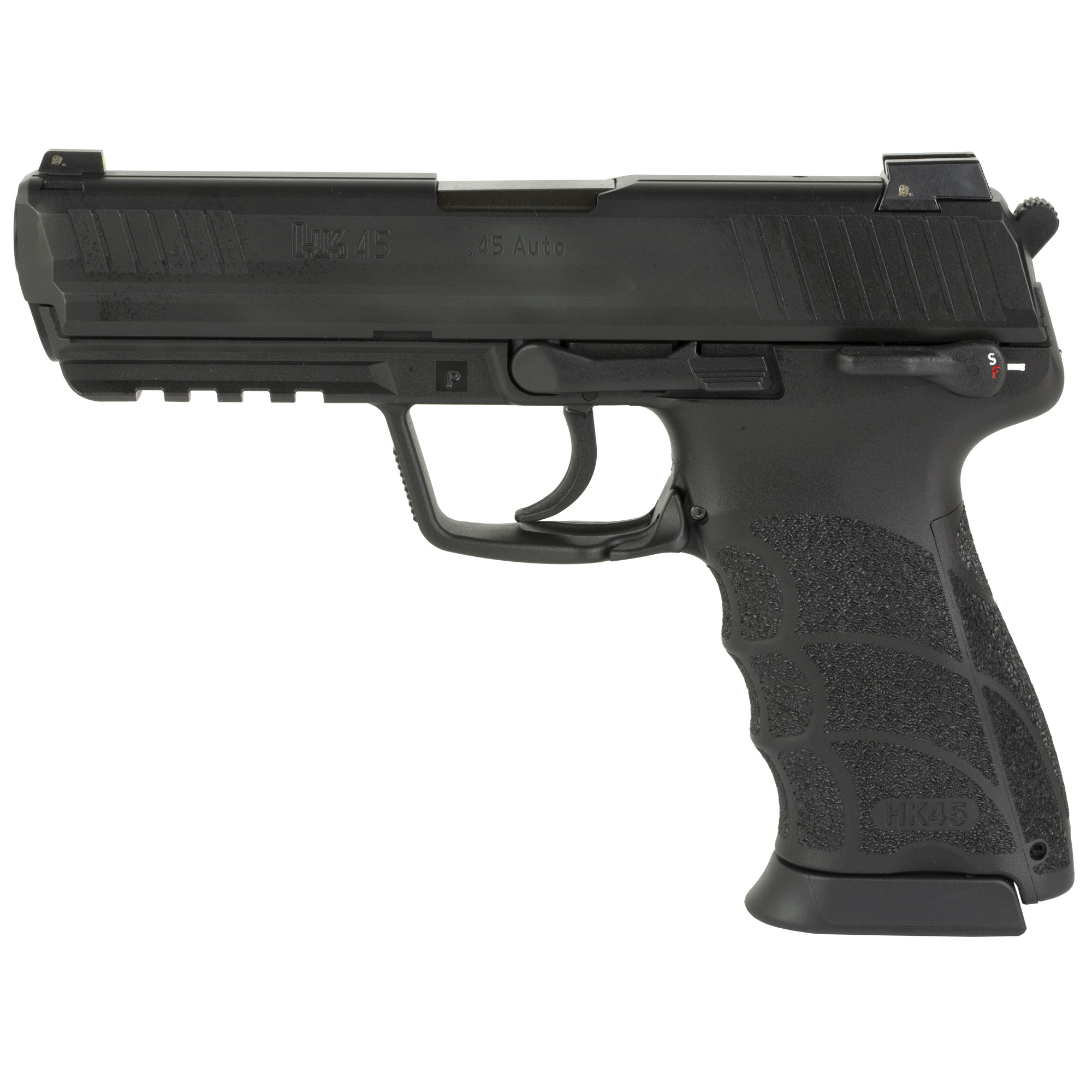 Heckler & Koch Full Size Pistol 45ACP 4.5" 10RDV1 DA/SA in Black