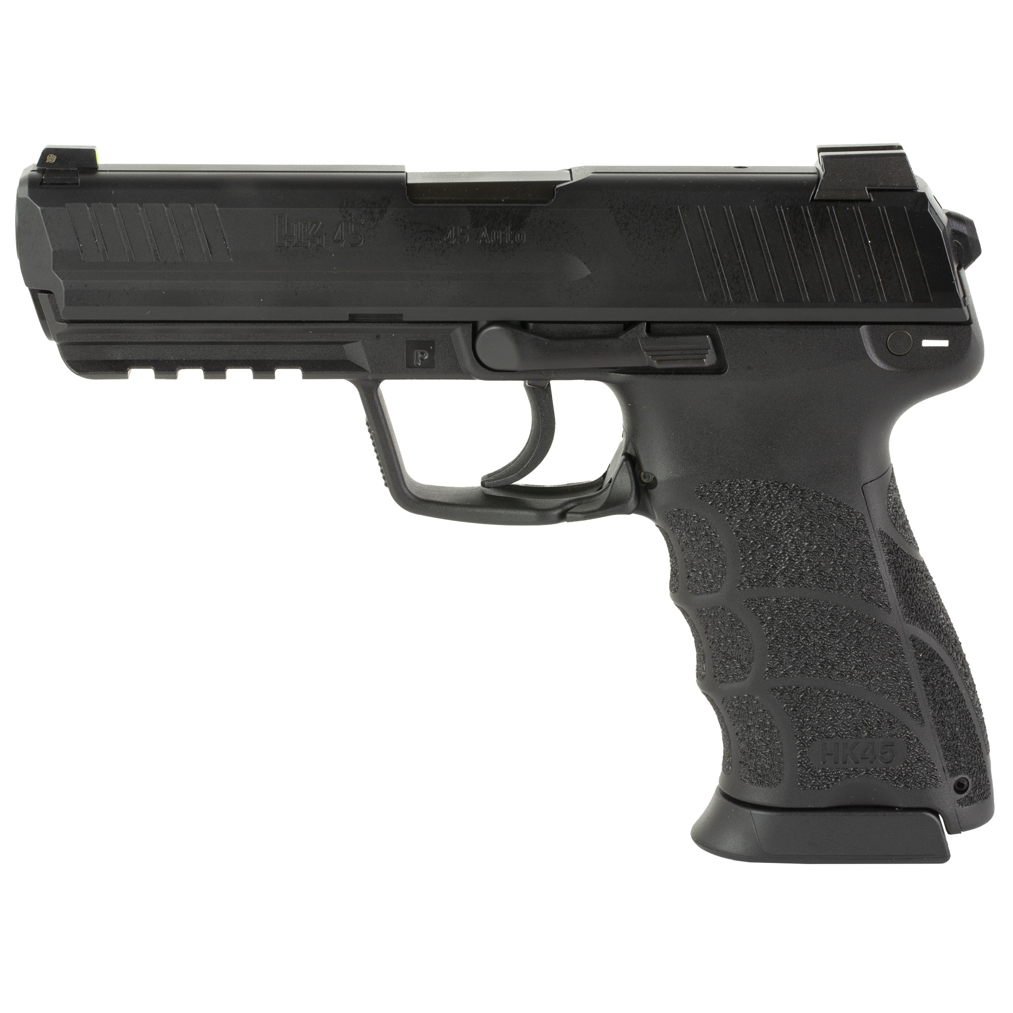 Heckler & Koch Full Size Pistol 45ACP 4.5" 10RD V7 Law Enforcement Modified in Black