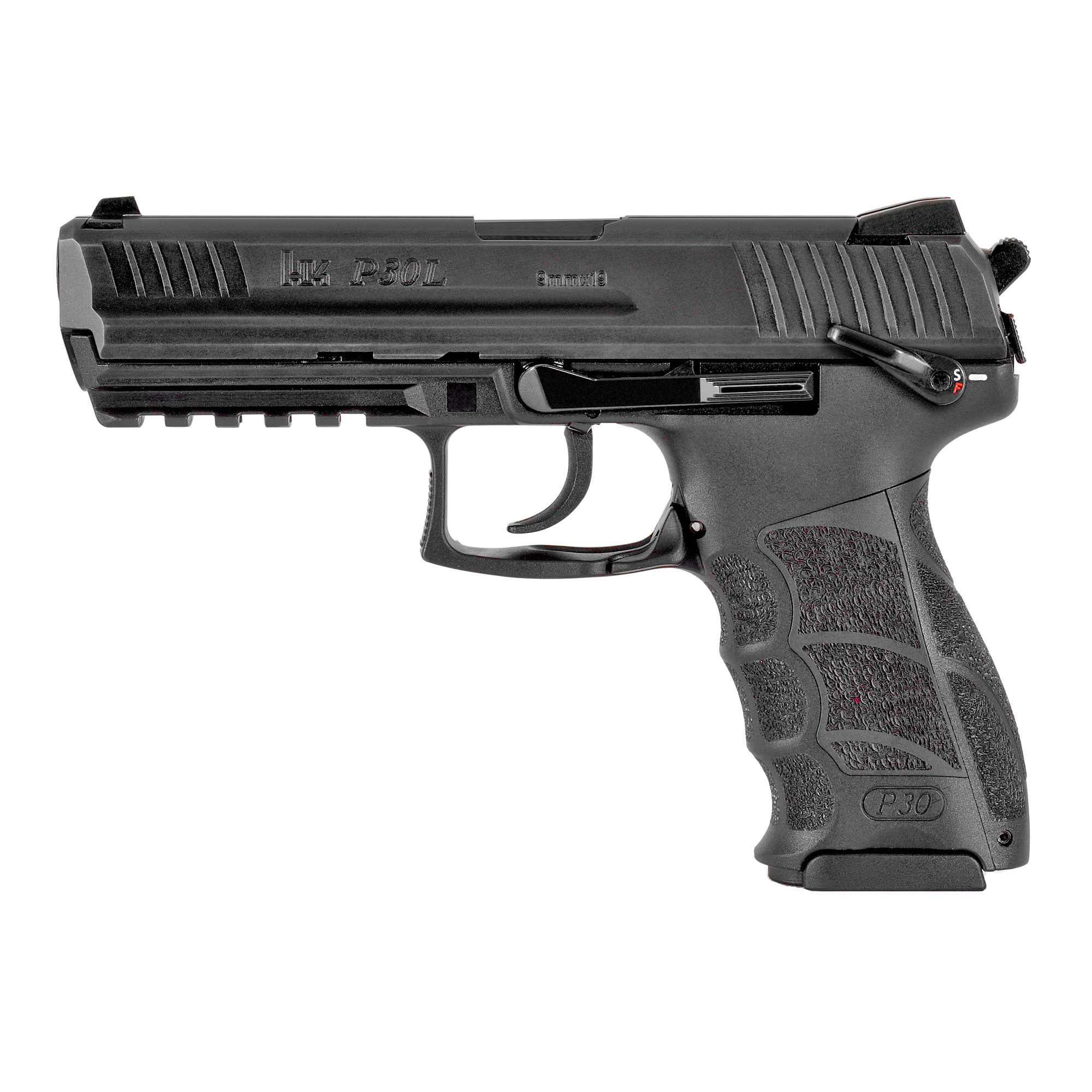 Heckler & Koch Full size Pistol P30LS 9MM 4.45" 10RD V3 DA/SA