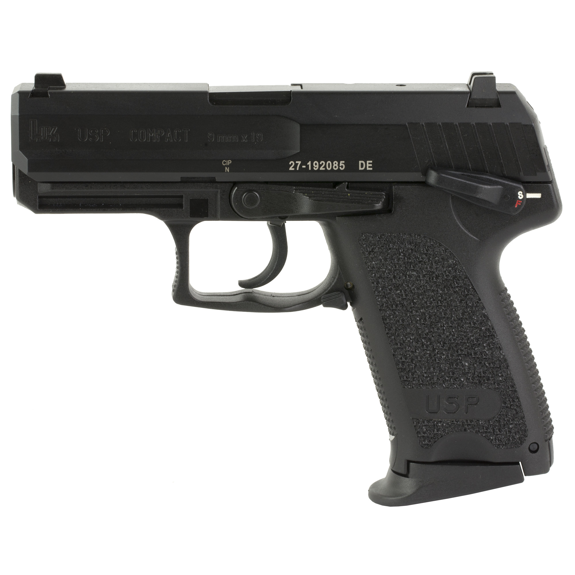 Heckler & Koch Compact Pistol USP-C 9MM 3.58" 10RD V1 DA/SA with Night Sight