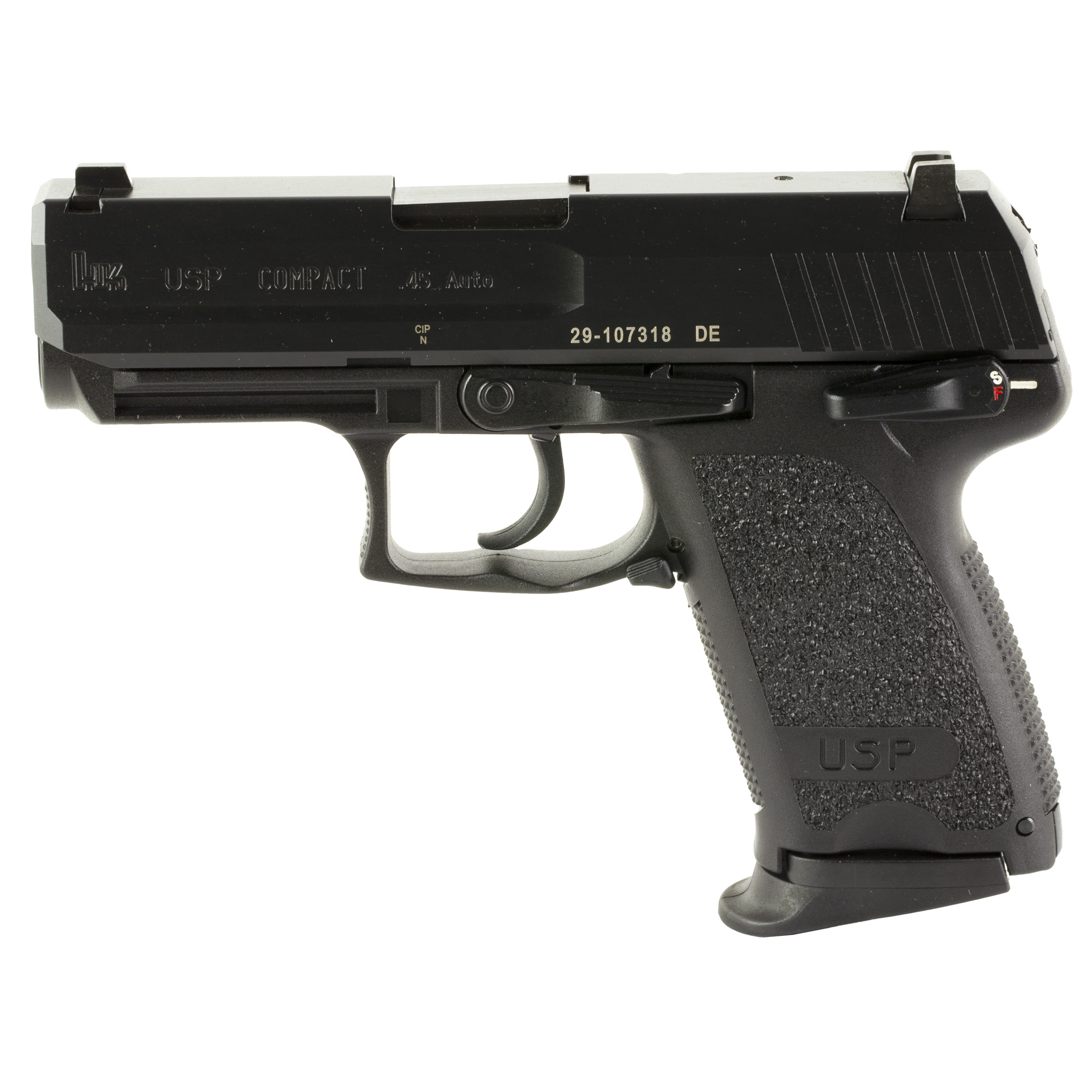 Heckler & Koch Compact Pistol USP-C 45ACP 3.78" 8RD V1 DA/SA with Night Sight