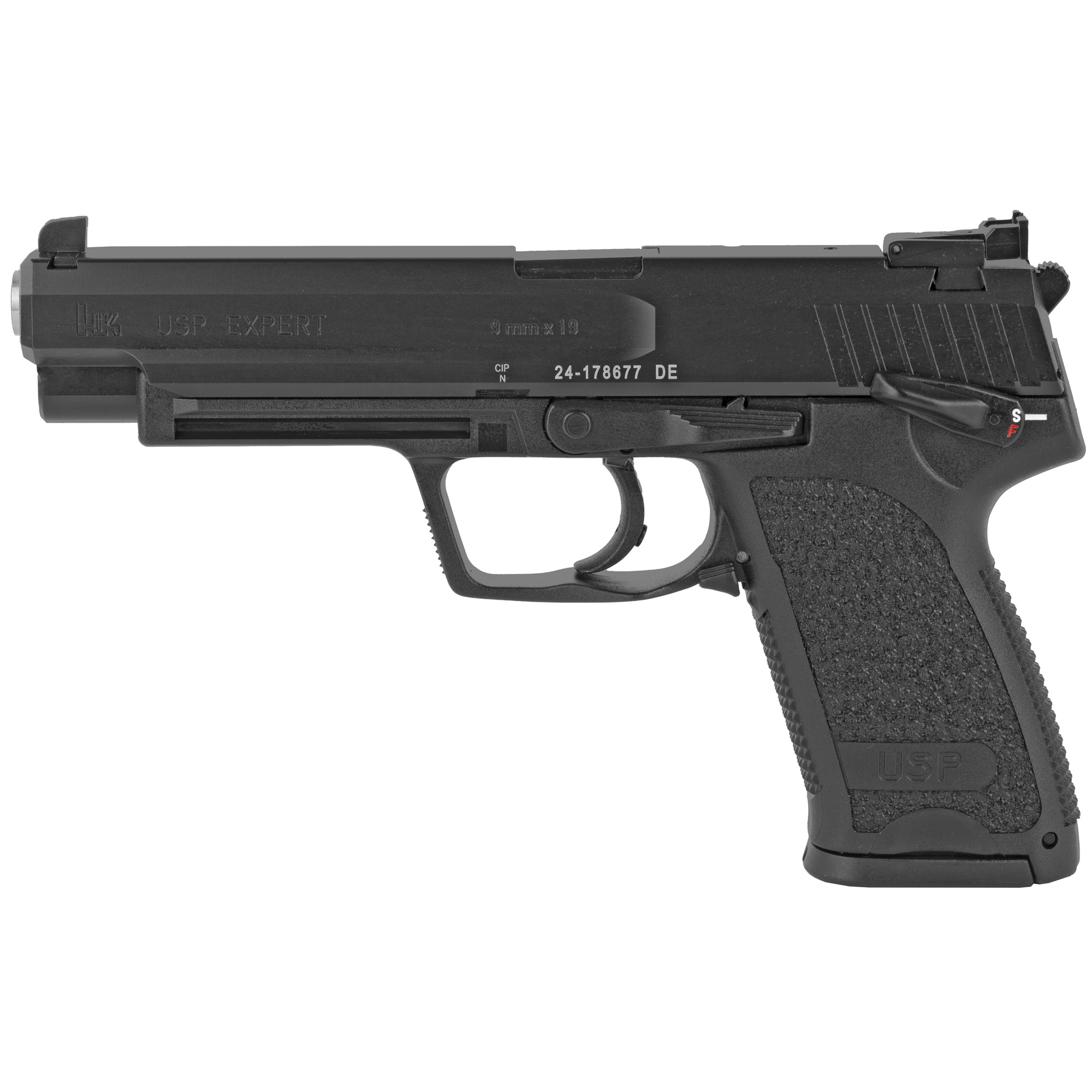 Heckler & Koch Semi Automatic Pistol USP EXPERT 9MM 5.2" 15RD V1 DA/SA