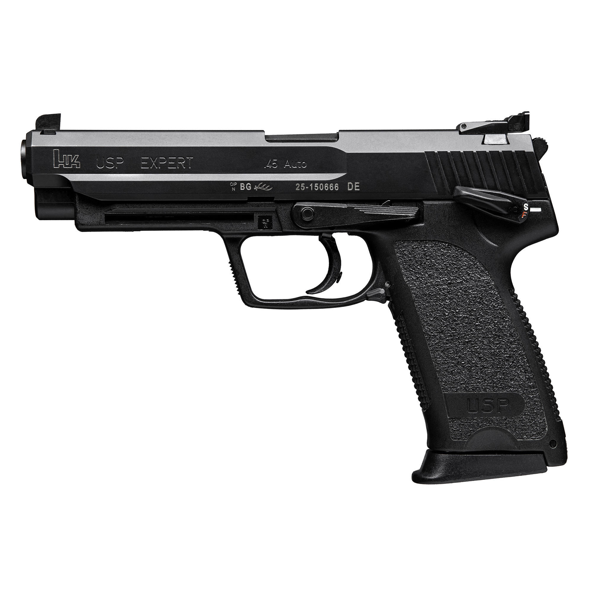 Heckler & Koch Semi Automatic Pistol USP EXPERT 45ACP 5.19" 12RD V1 DA