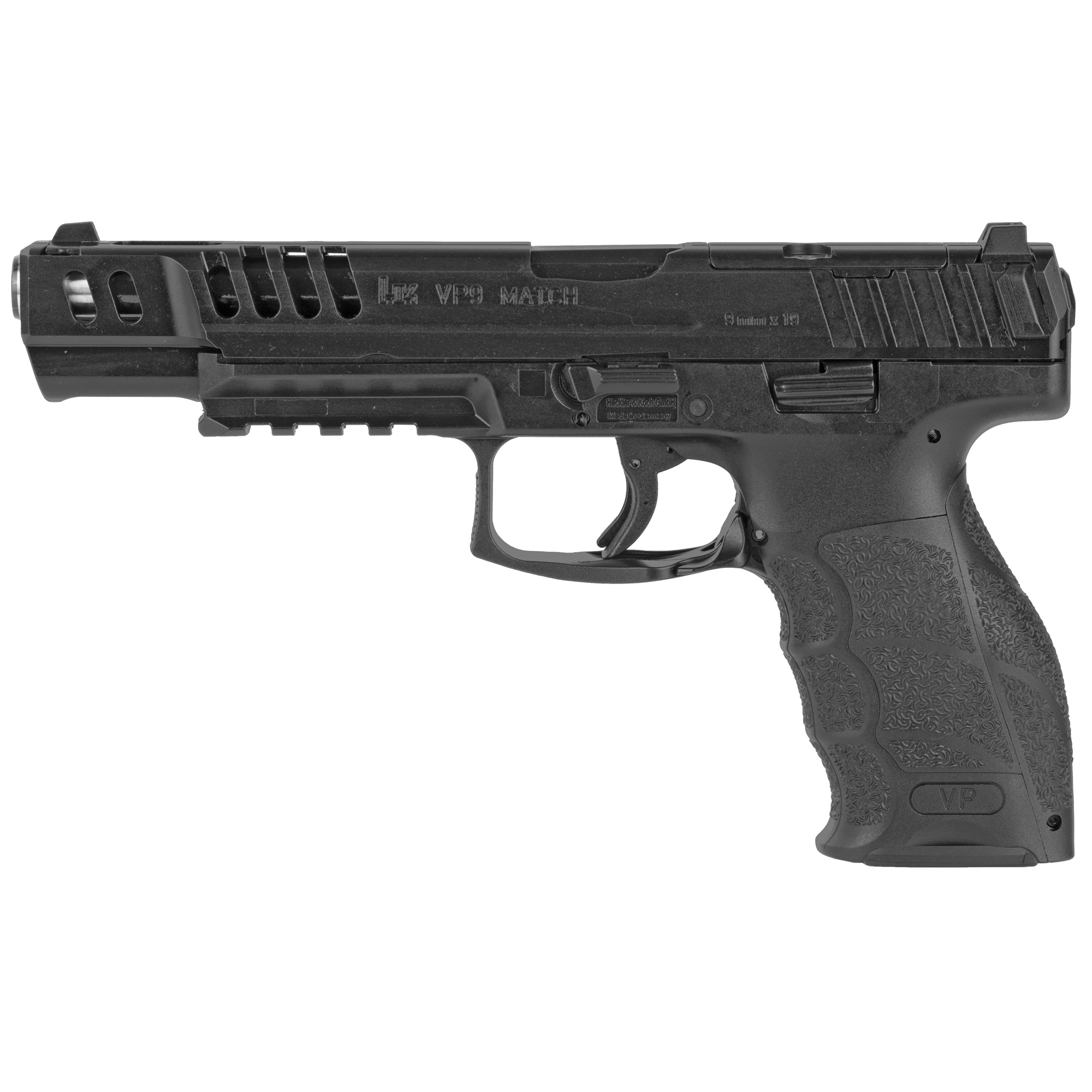 Heckler & Koch Full size Pistol VP9 MATCH OR 9MM 5.51" 10RD in Black