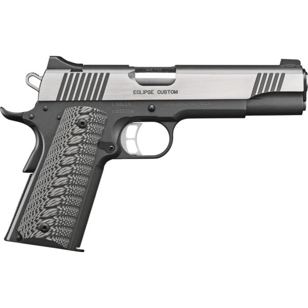 KIMBER AMERICA ECLIPSE CUSTOM 1911 45 ACP 5” BARREL G-10 GRIPS NIGHT SIGHTS  8 ROUND MAGAZINE