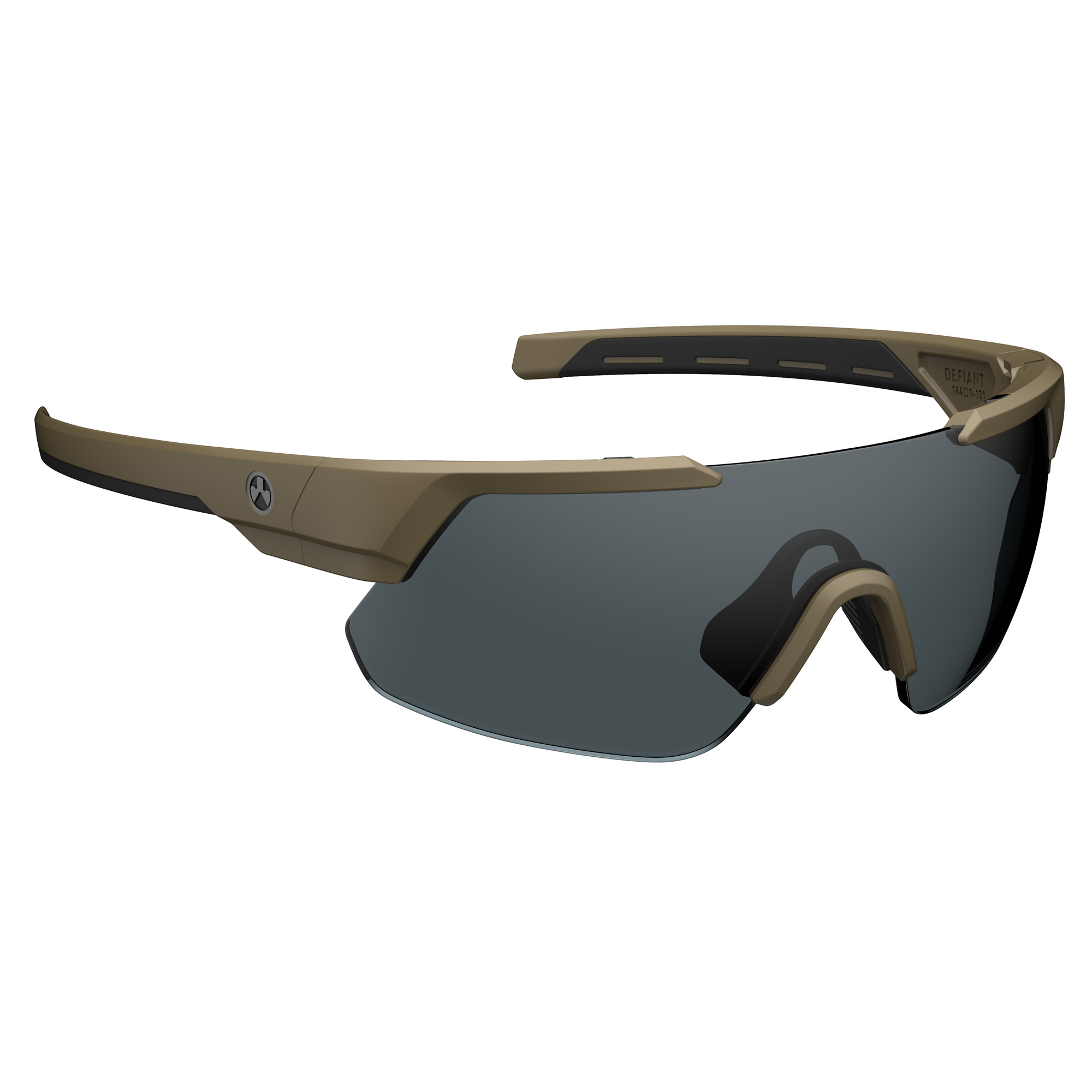 Magpul Defiant Eyewear Flat Dark Earth Frame with Gray Polarized Lens