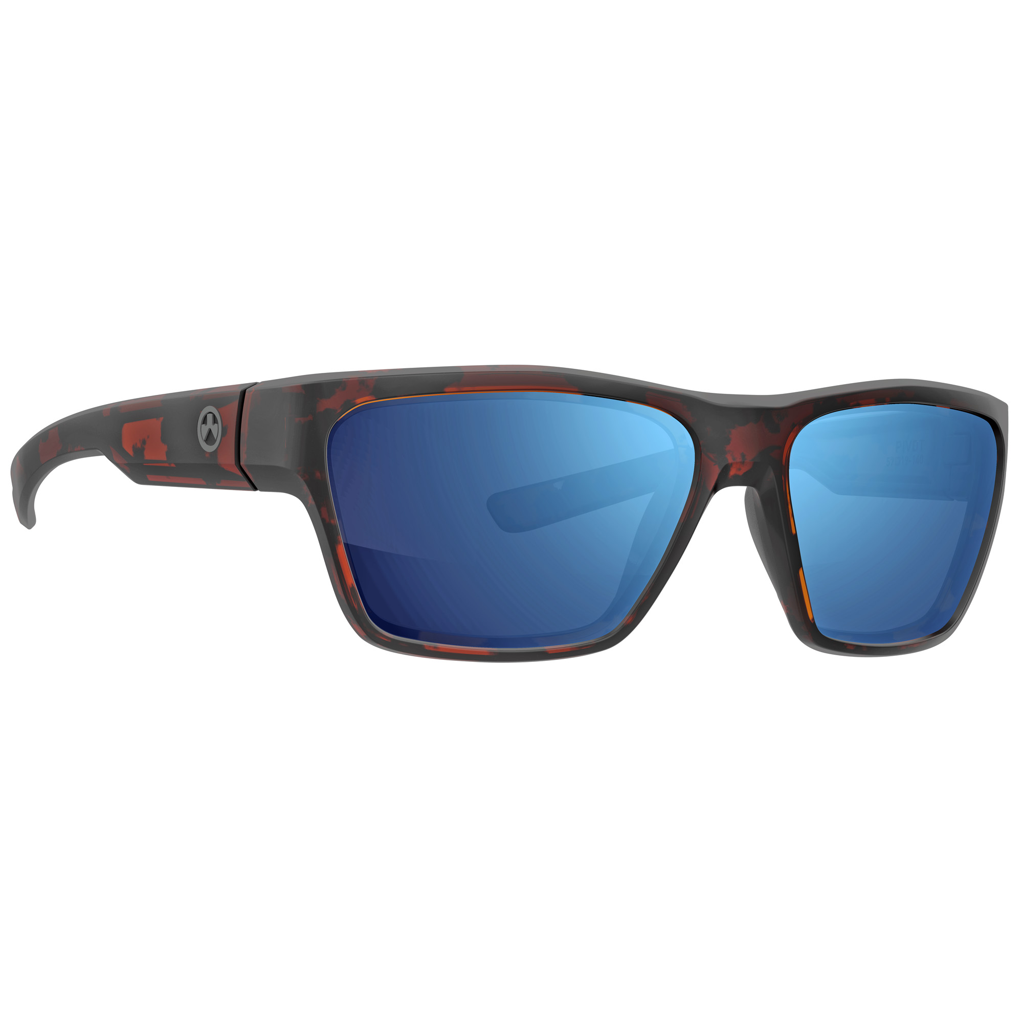 Magpul Pivot Eyewear Polarized Tortoise Frame Bronze Lens Blue Mirror