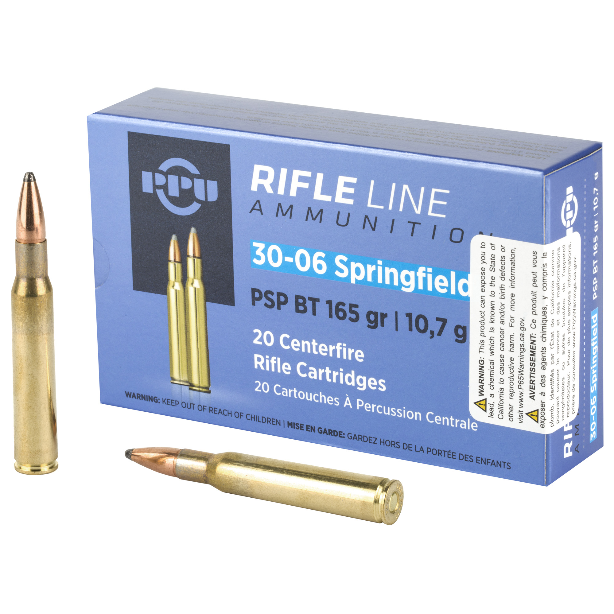 Prvi Partizan Rifle 30-06 165 Grain Pointed Soft Point 20 Round Box