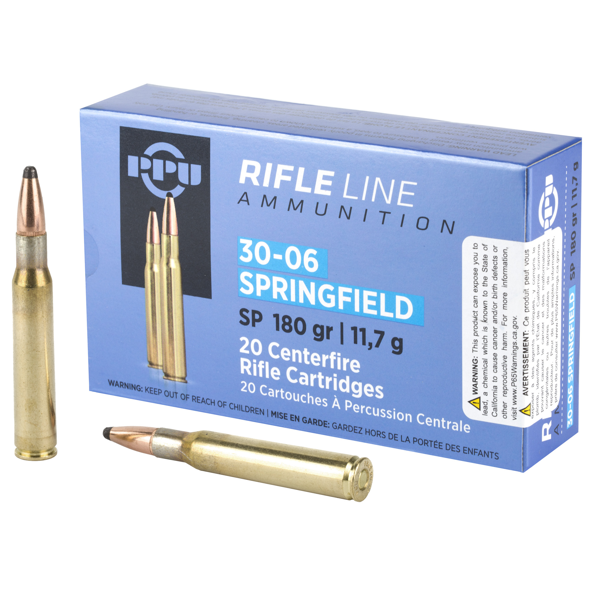 Prvi Partizan Rifle 30-06 180 Grain Soft Point 20 Round Box