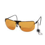 RADIANS RSG-3 AVIATOR SHOOTING GLASSES 3 INTERCHANGEABLE LENSES CLEAR - ORANGE - AMBER