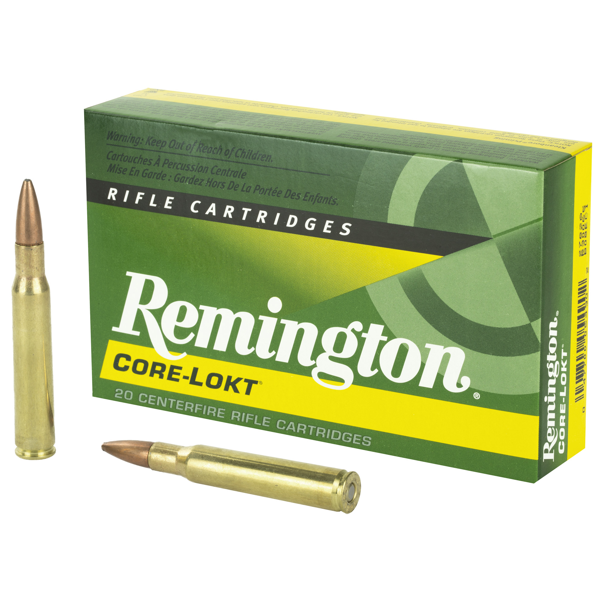 Remington Core Lokt 30-06 180 Grain Pointed Soft Point 20 Round Box