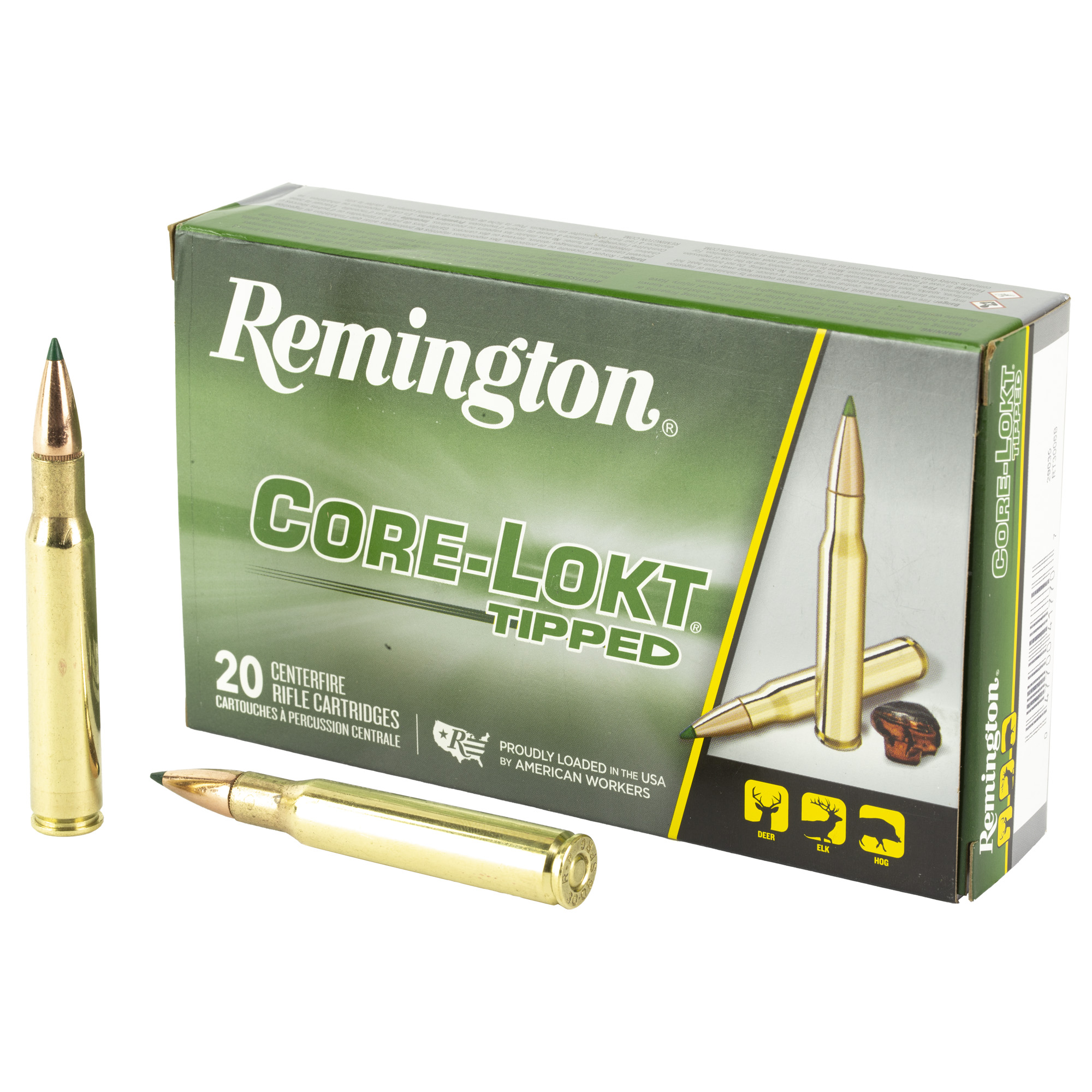 Remington CORE-LOKT TIPPED 30-06 Springfield 165 Grain Polymer Tip 20 Round Box