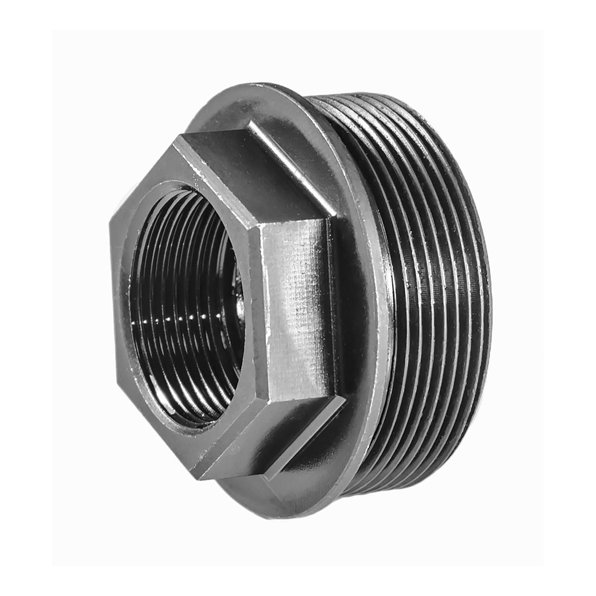 YHM Sidewinder Direct Thread Adapter 1/2 inch-36 Converts the Sidewinder Cobra M2 and Cobra to Direct Thread Black