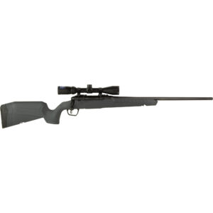 SAVAGE AXIS II XP BOLT ACTION RIFLE 243 WINCHESTER 22″ SPORTER BARREL 3-9X40 SCOPE GRAY STOCK WITH 1 MAGAZINE 4 ROUNDS