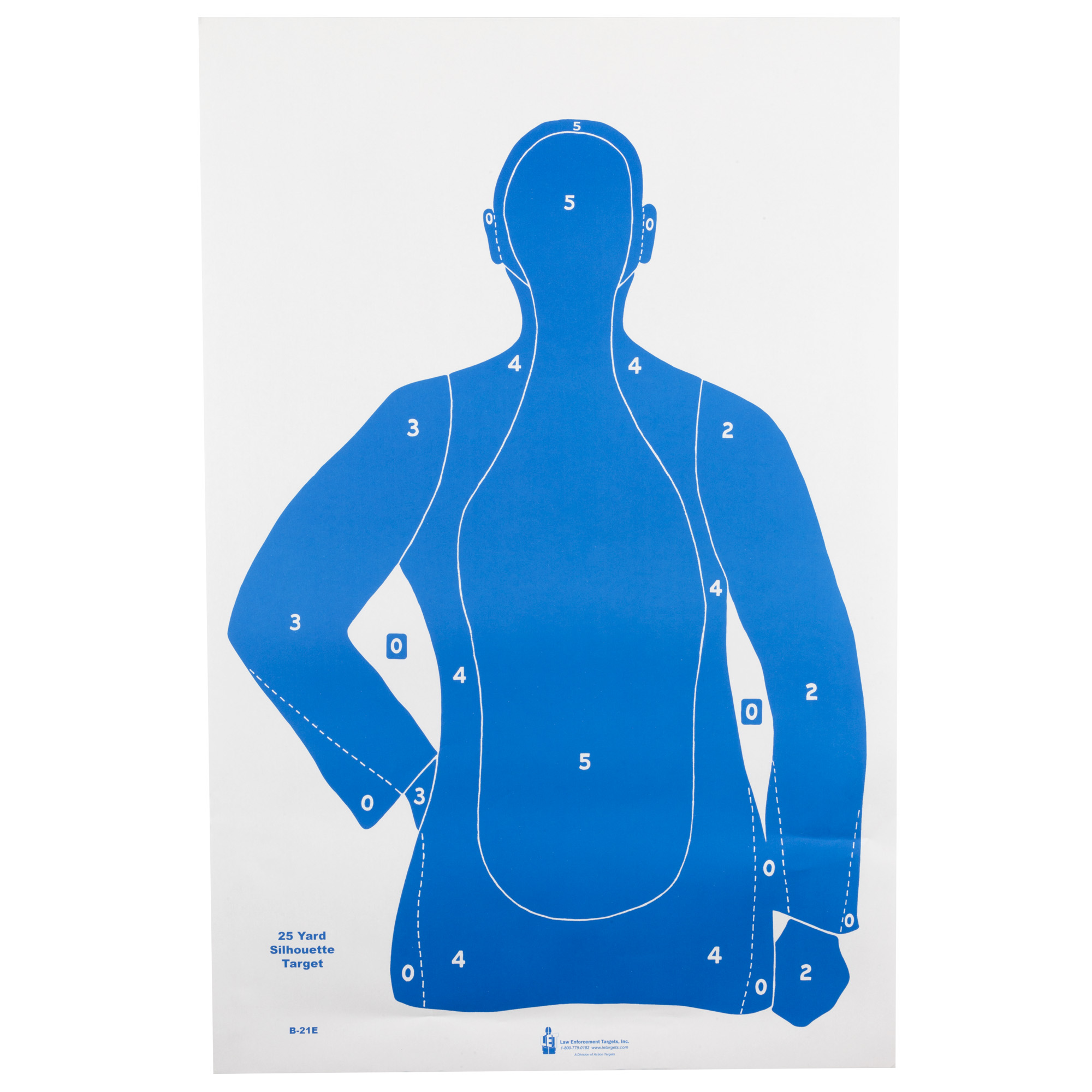 ACTION TARGET B 21E BLUE 100PK