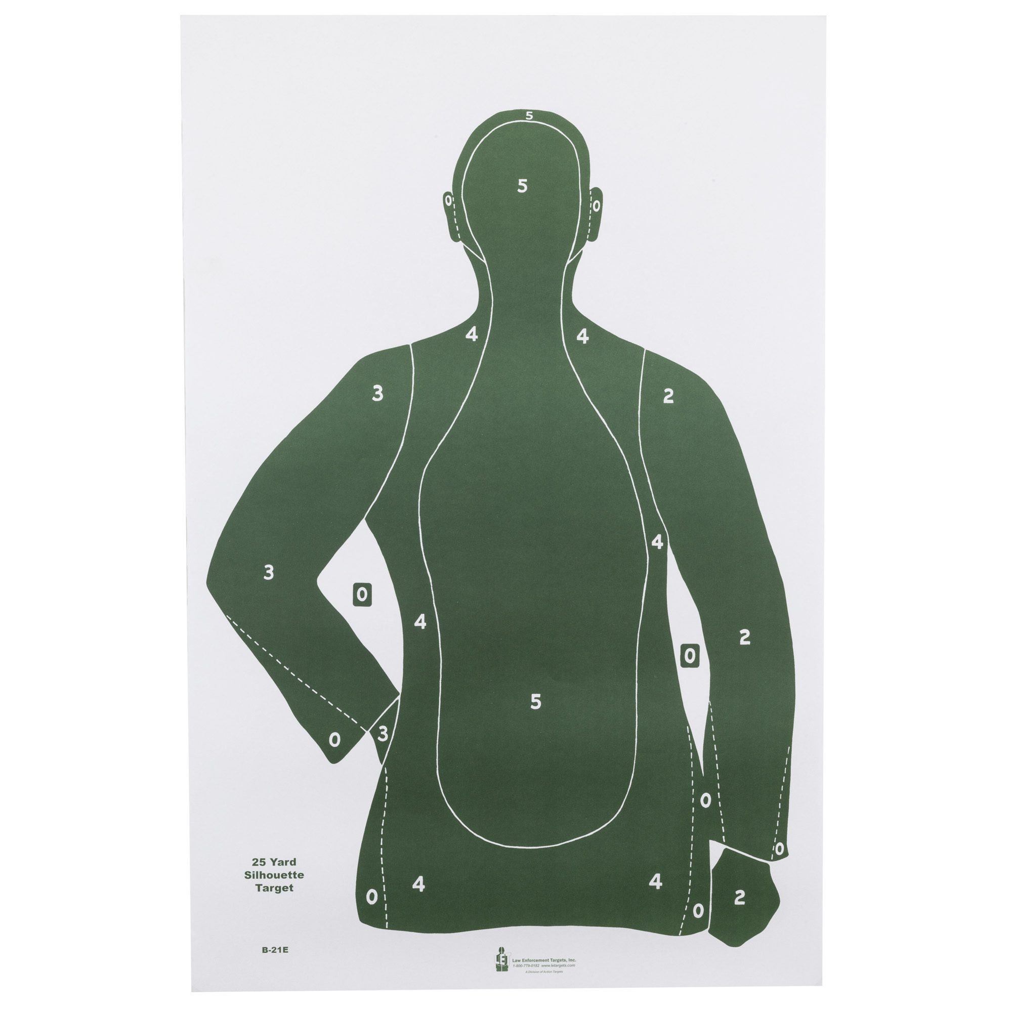 ACTION TARGET B 21E GRN 100PK